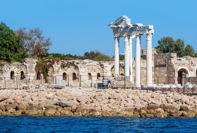 Side is an ancient port city on Turkey’s Mediterranean coast