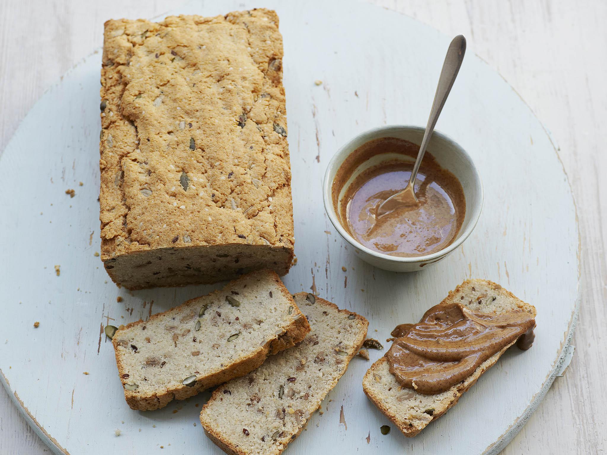 &#13;
The coconut flour bread is so simple to make and takes just 45 minutes to bake&#13;