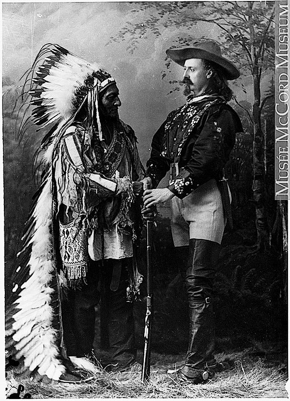 Sitting Bull and Buffalo Bill, Montreal, 1885