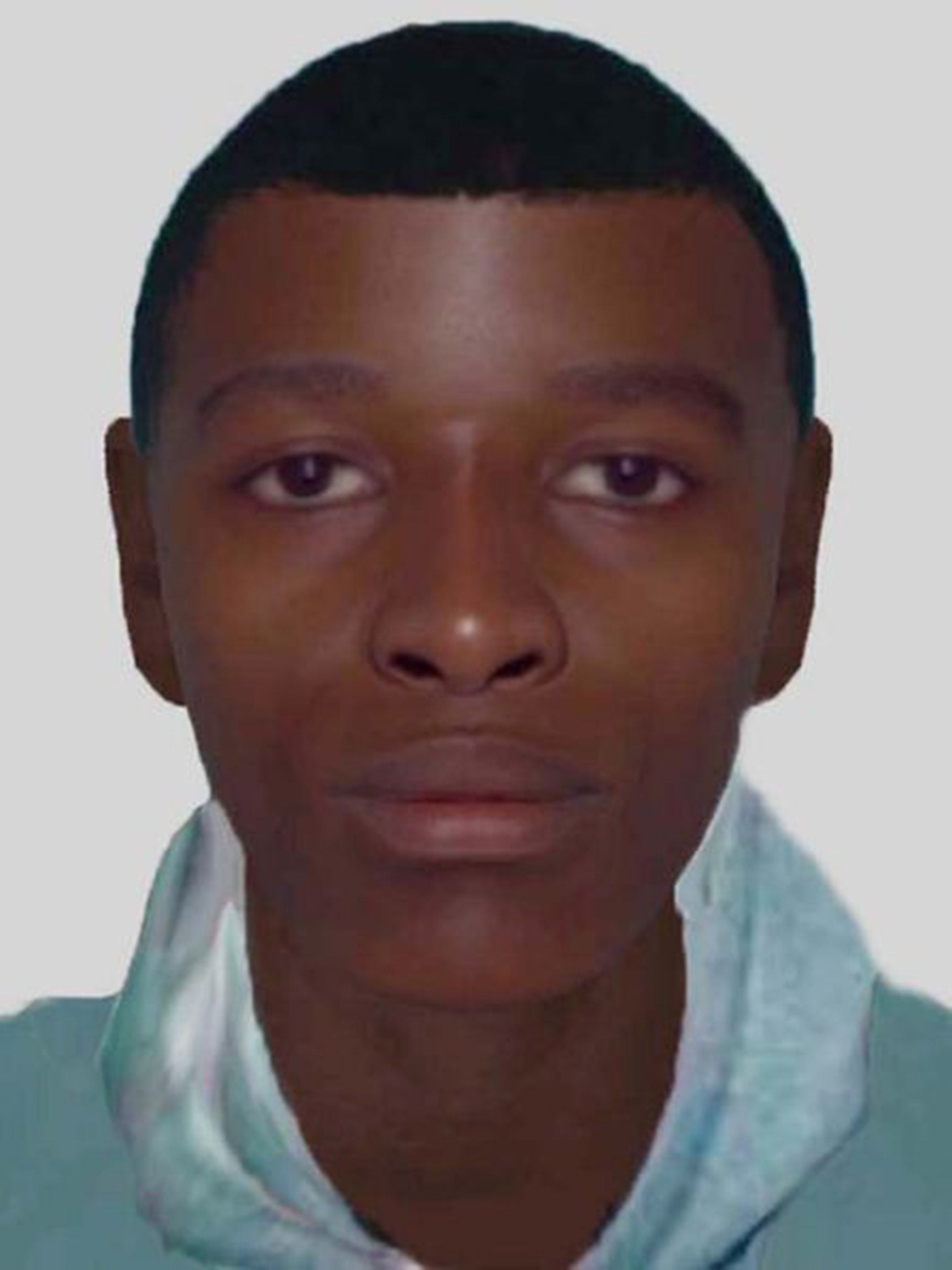 An e-fit of the suspect police are currently searching for