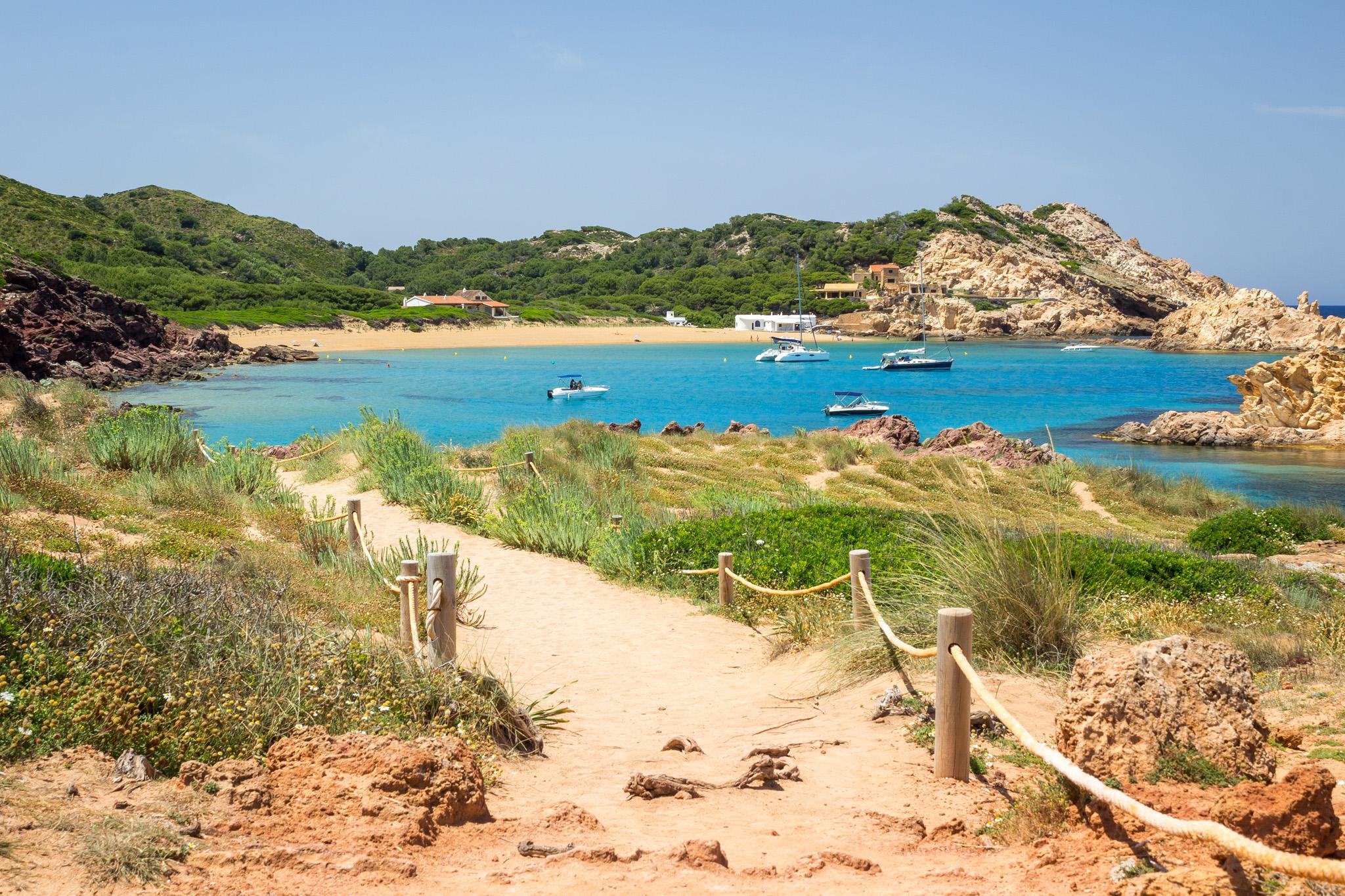 Walk along Menorca's scenic coastal trails