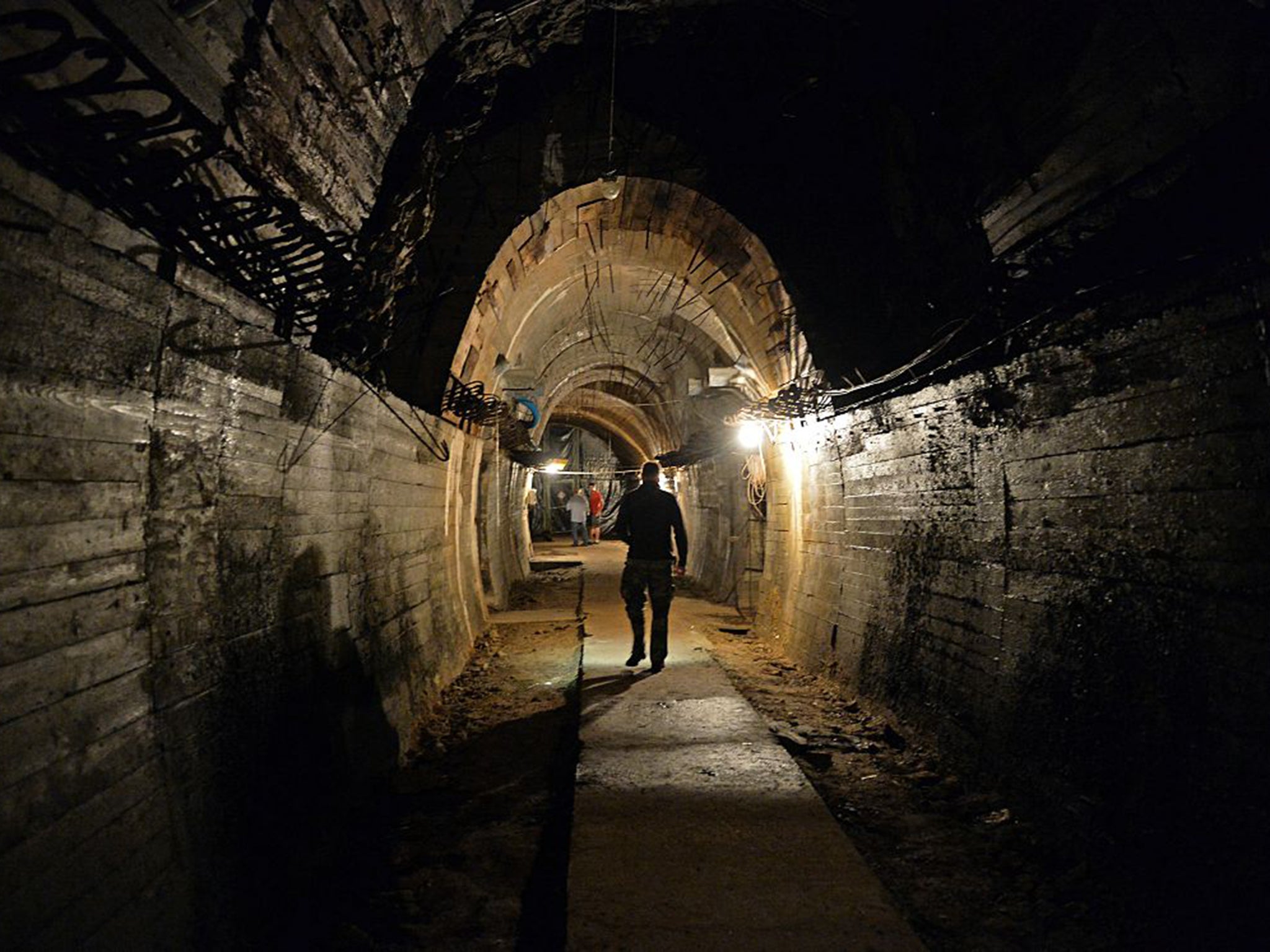 Tunnels under the Owl Mountains in Poland, where the train is rumoured to be hidden