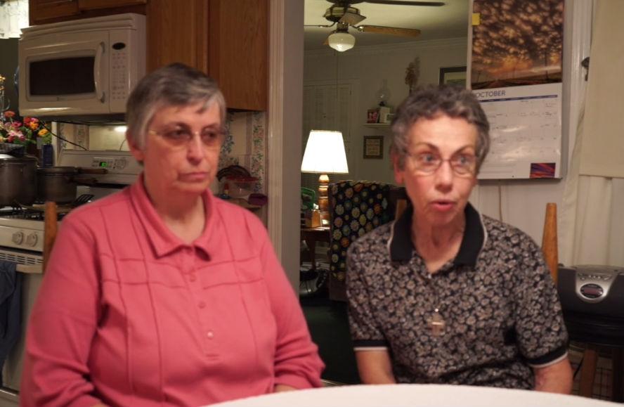 Sister Paula (left) and Sister Merrill