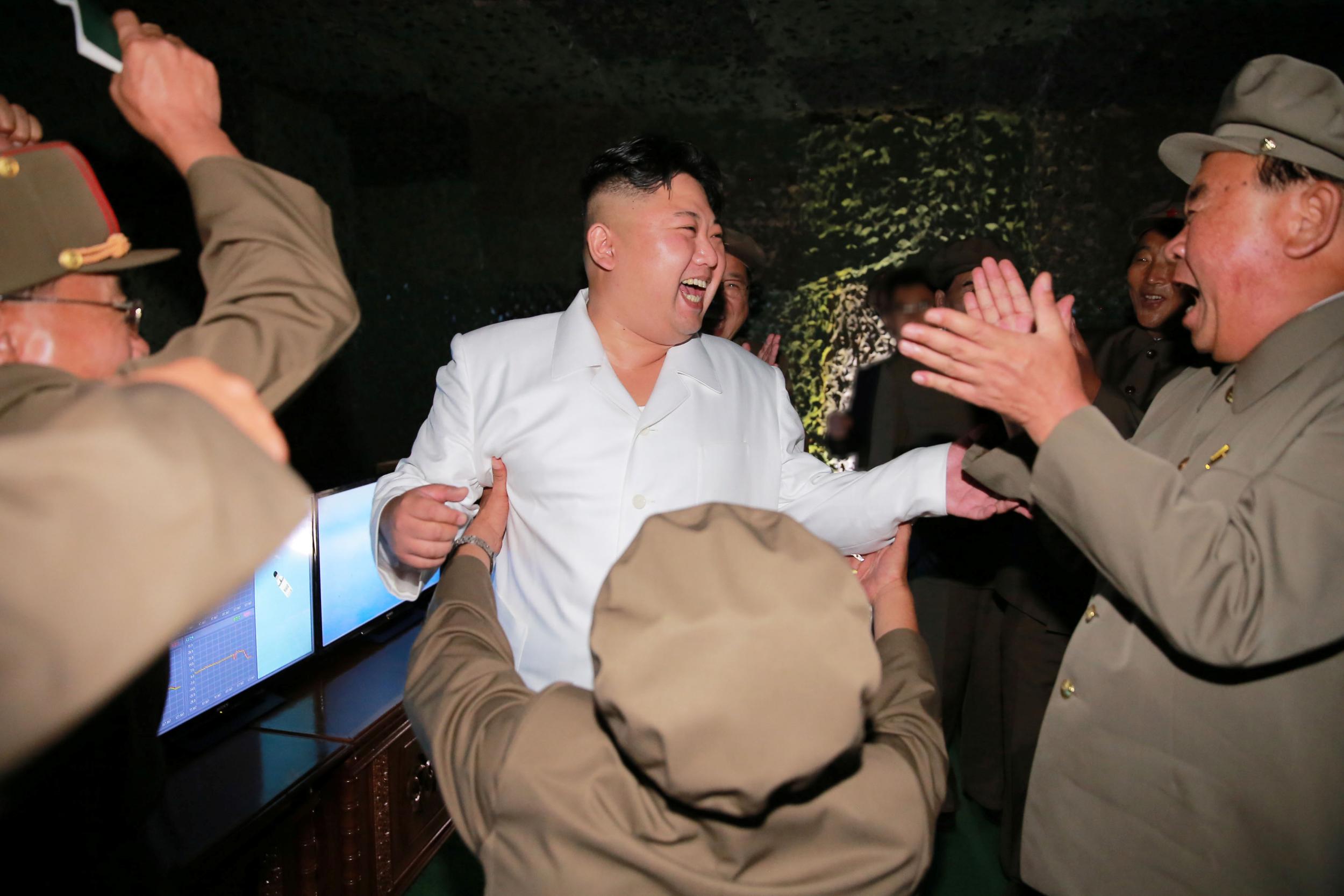 Kim Jong-un has previously been shown meeting nuclear scientists and inspecting weapons