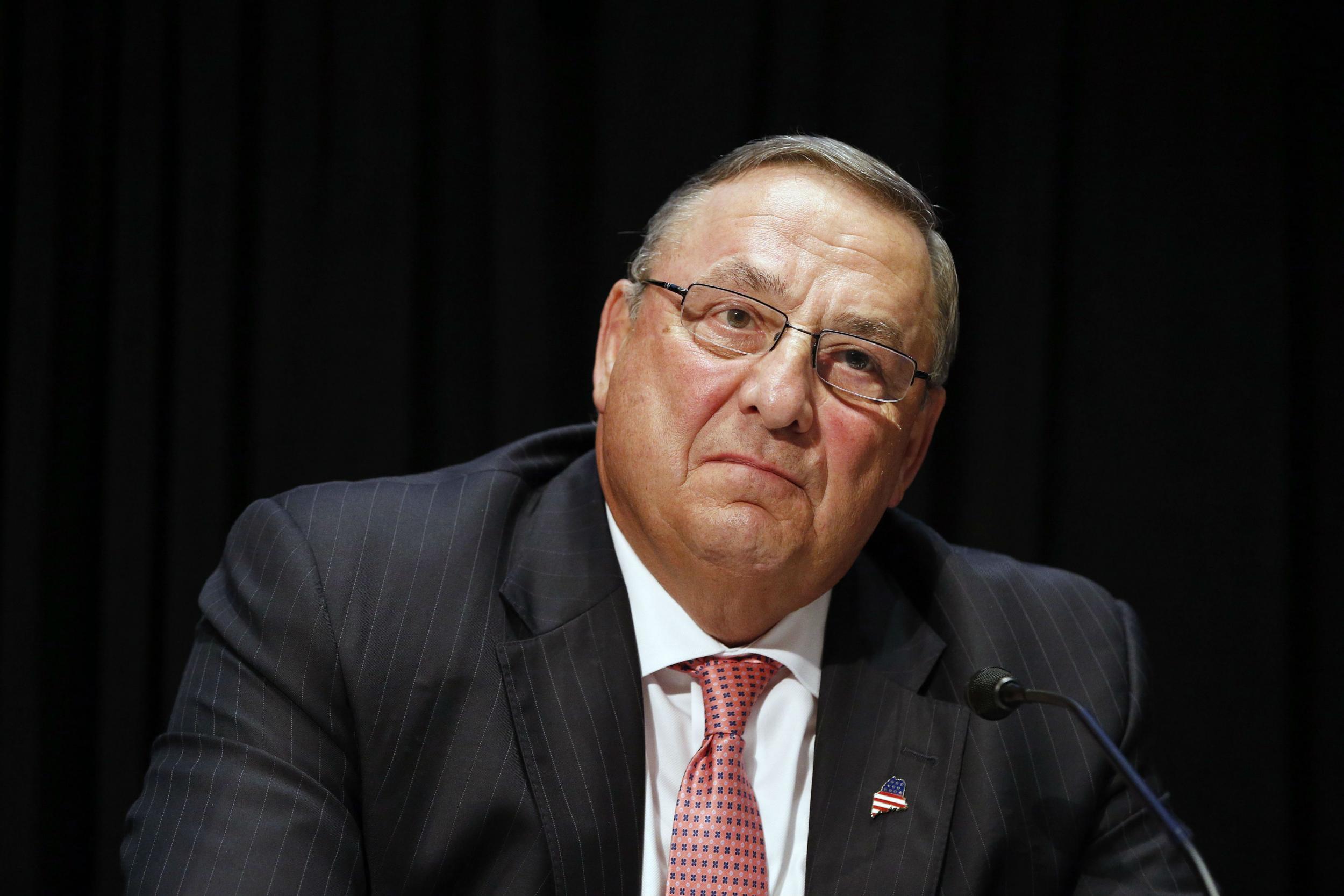 LePage said he was angry to be accused of racism which drove him to leave the voicemail