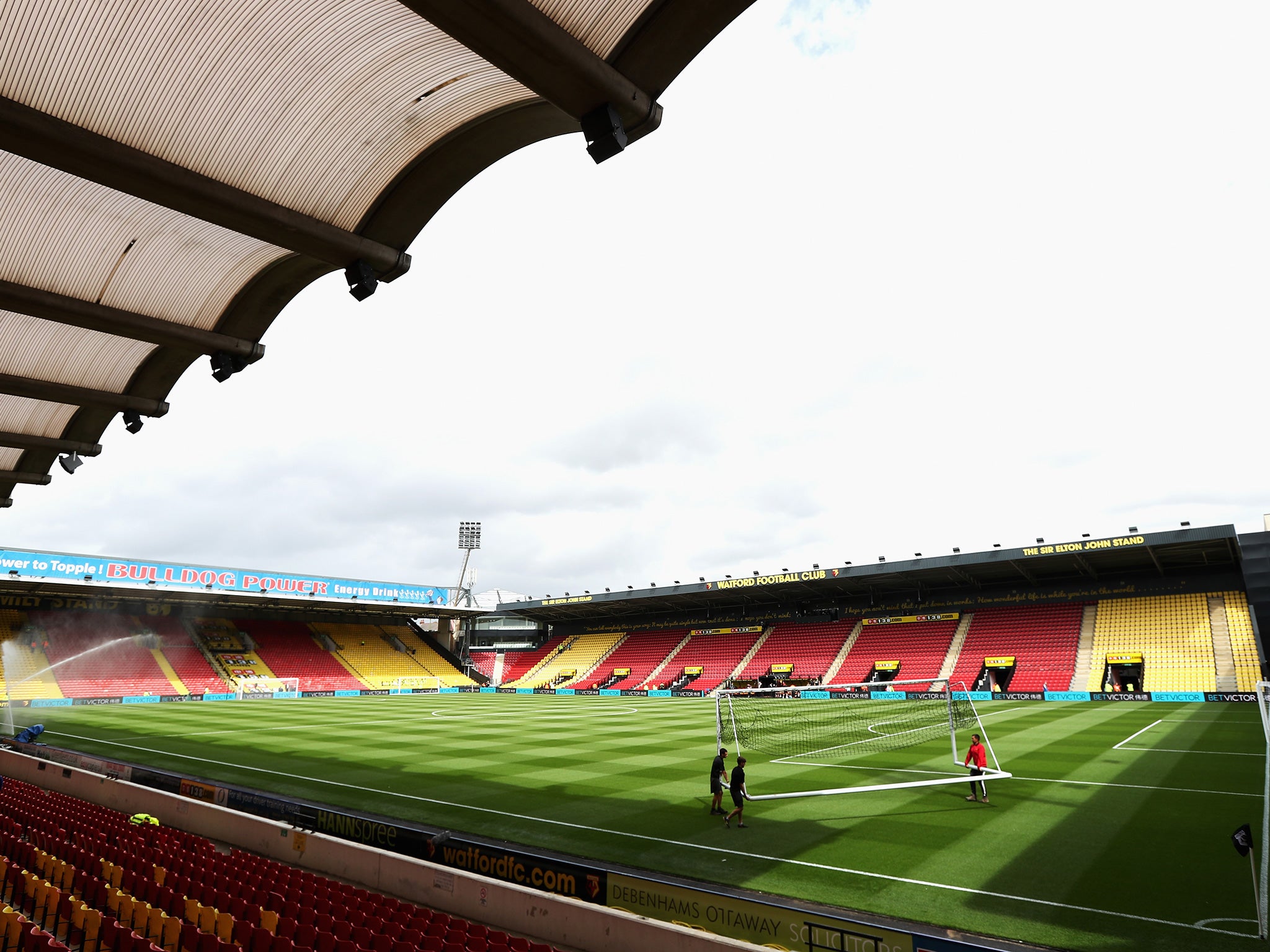 A view of Watford's Vicarage Road