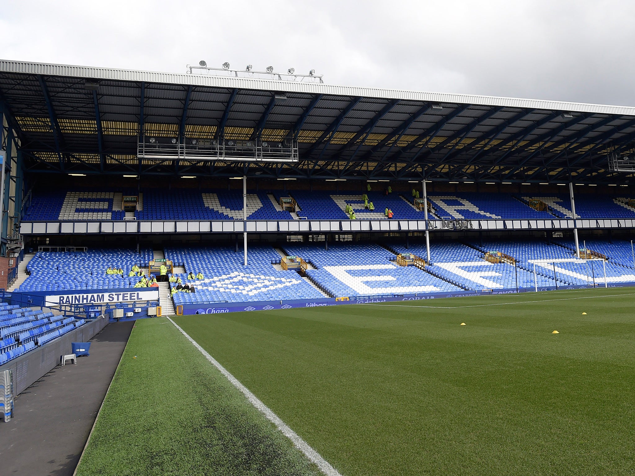 A view of Everton's Goodison Park