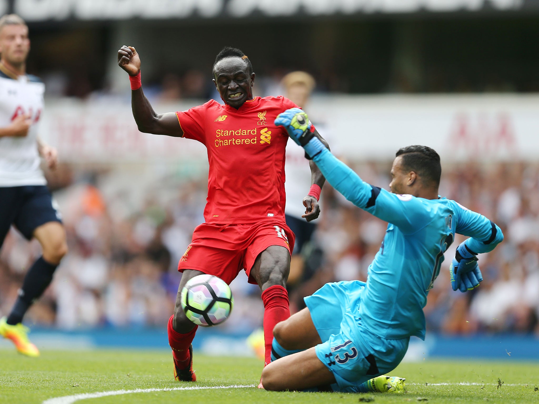 Mane was a thorn in Tottenham's side all match