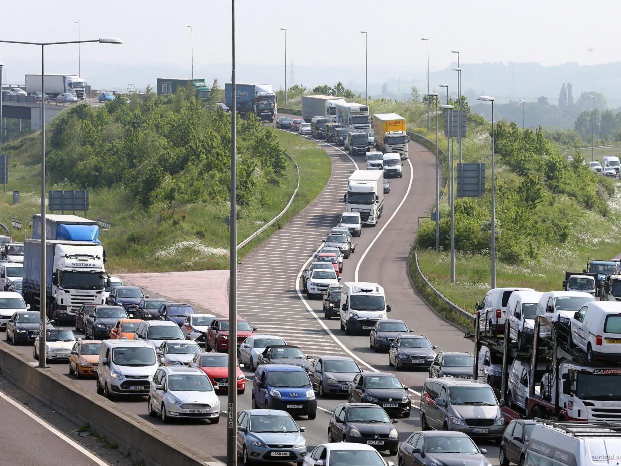 Communal bank holiday joy on the M25: PA