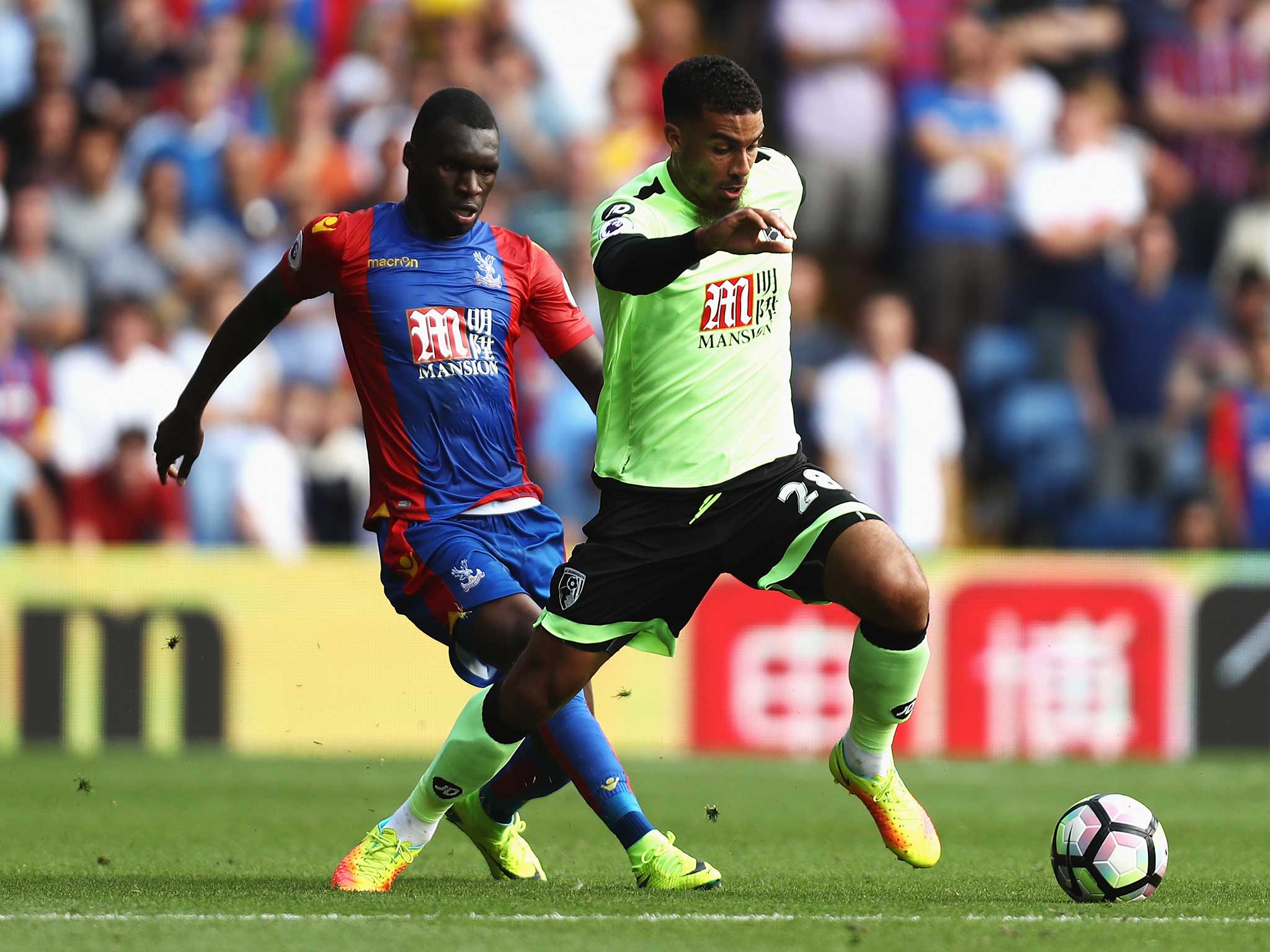 Christian Benteke made his debut for Crystal Palace