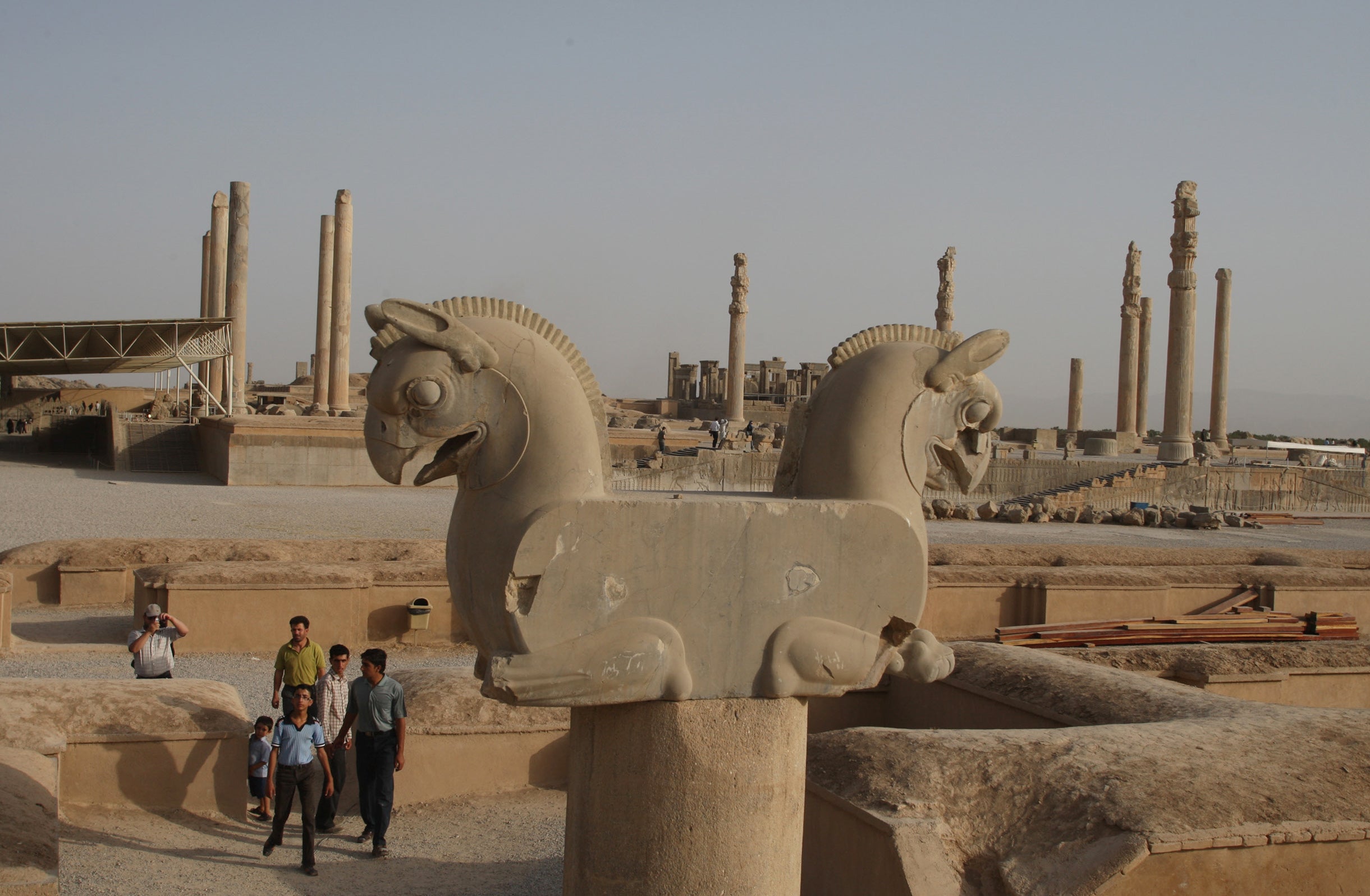 The ancient city of Persepolis is Iran's most famous archaeological site, with its earliest remains dating back to around 515 BC