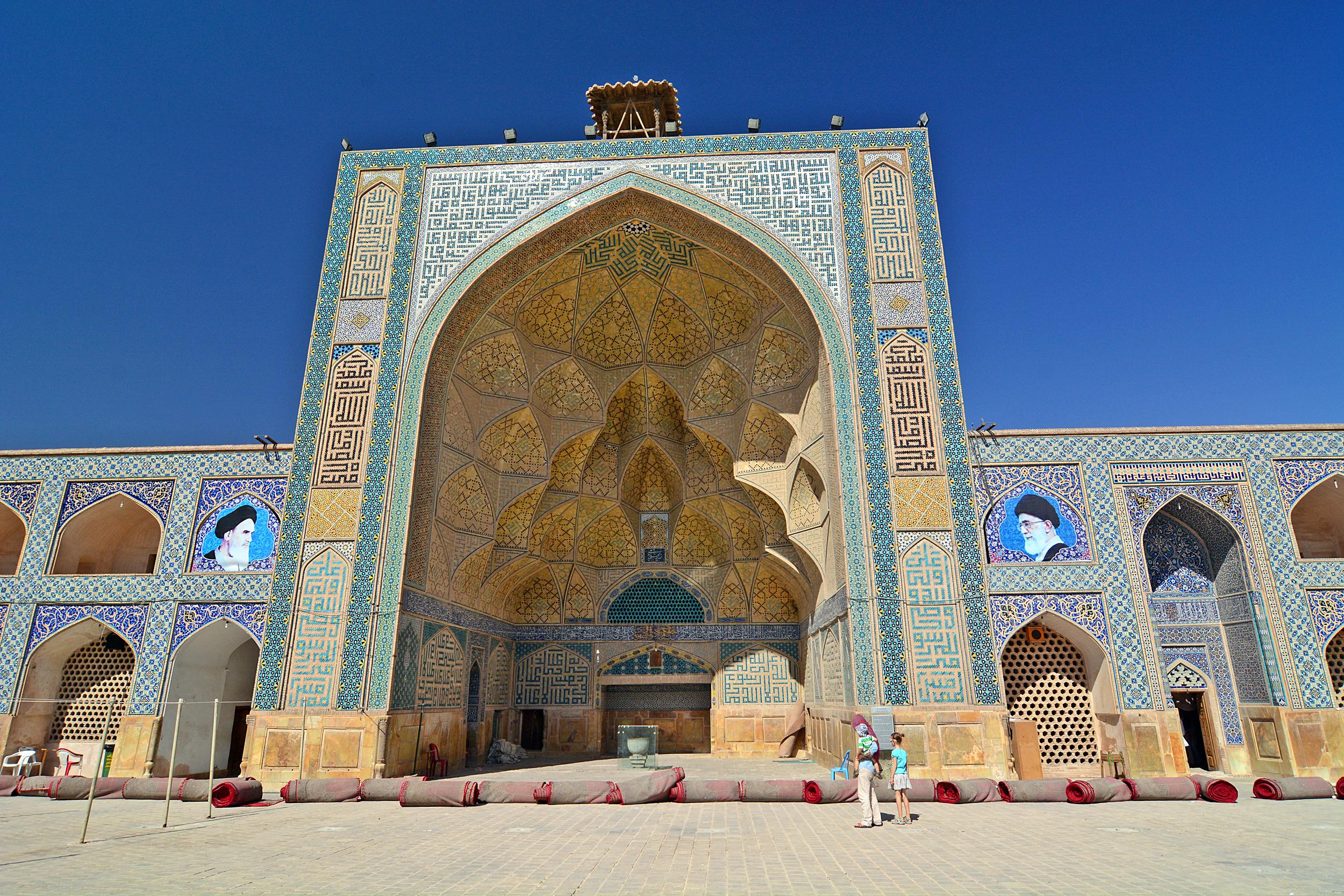 The Jameh mosque in Isfahan is one of Iran's most famous sights and shows the evolution of mosque architecture over 12 centuries