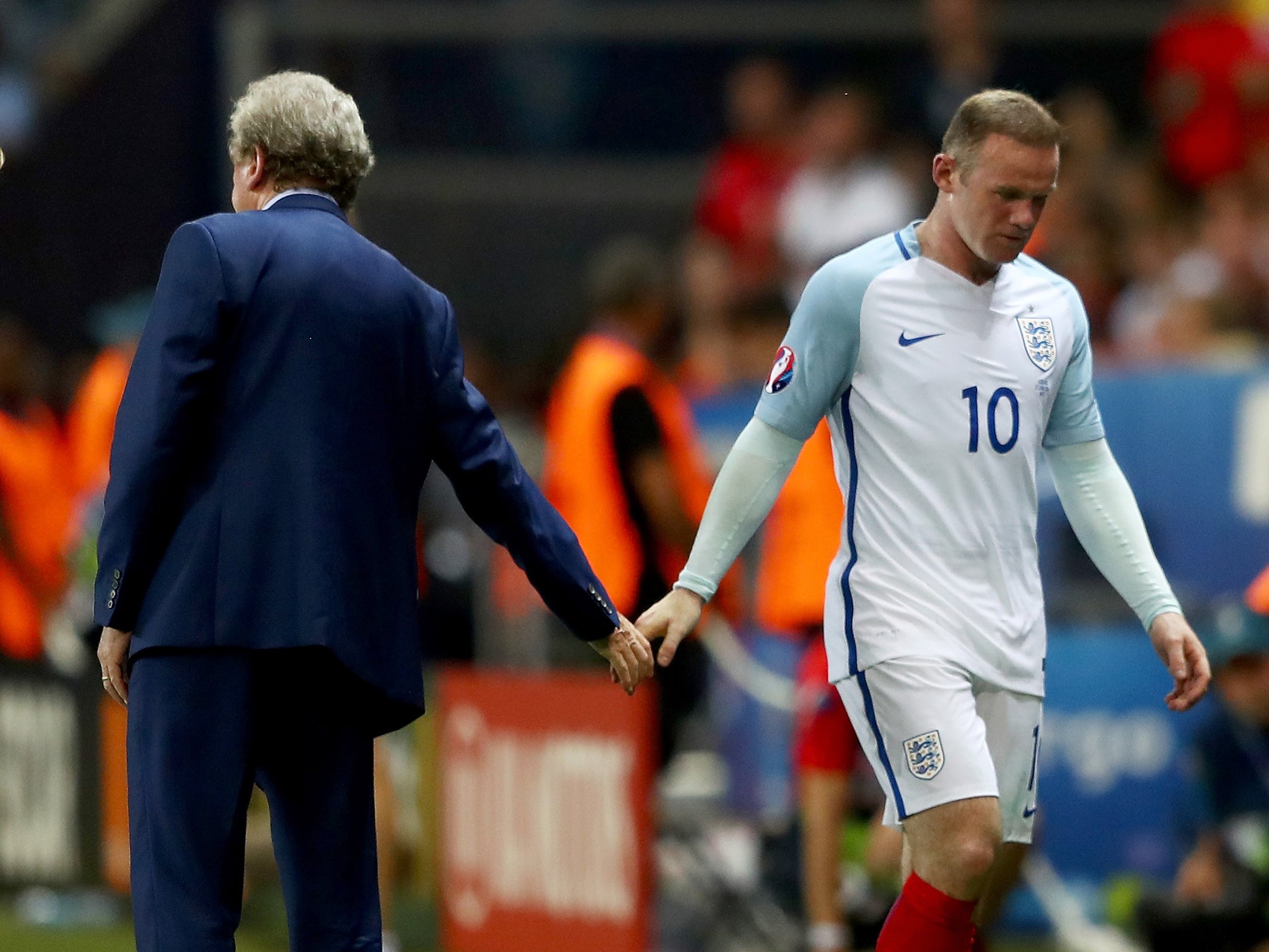 Rooney admitted he did not agree with all of Hodgson's decisions