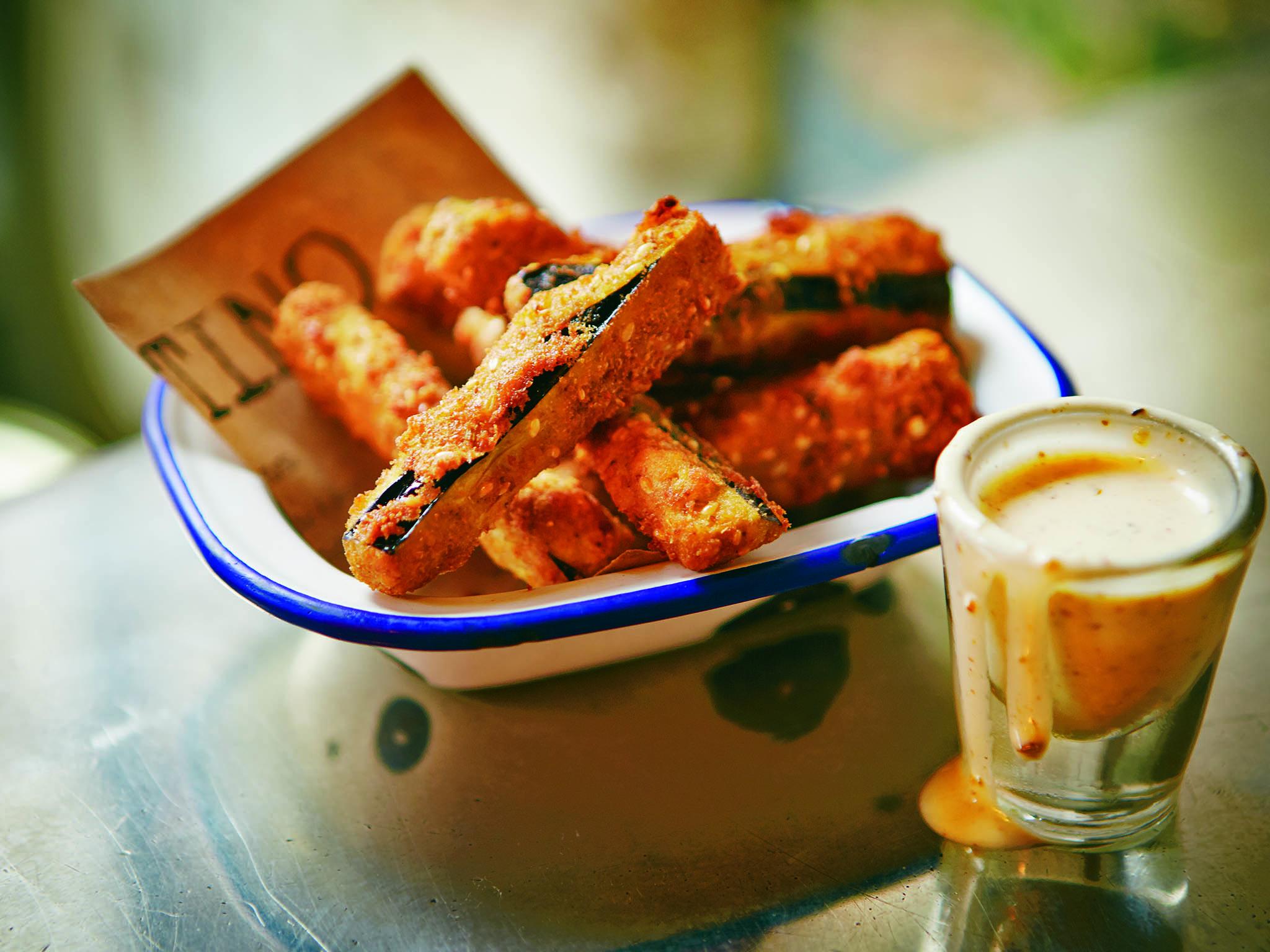 Eggplant chips have been on the menu since day one