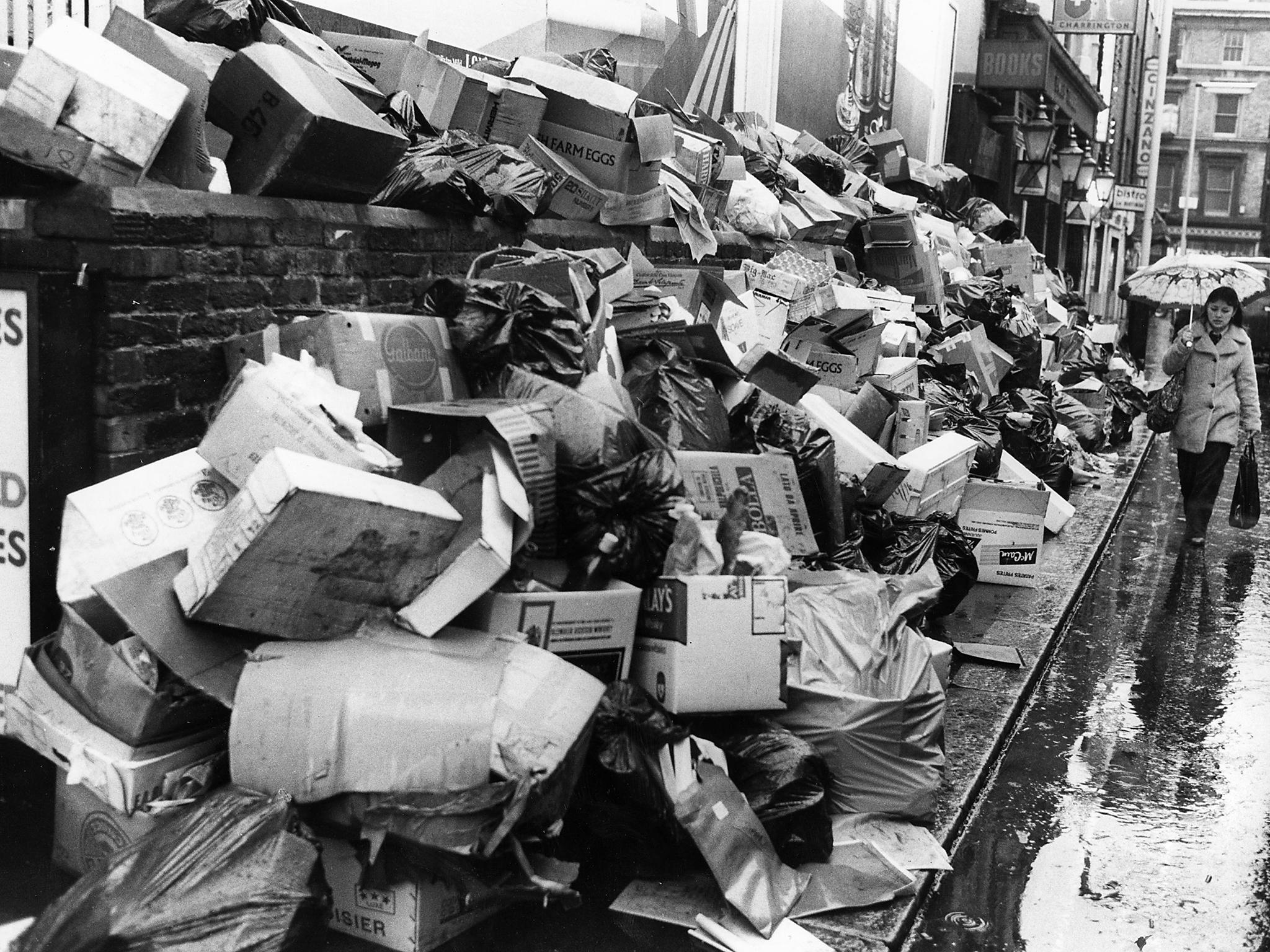 Wasting away: the results of a refuse collectors’ strike in London during the 1970s. Every generation has its hardships