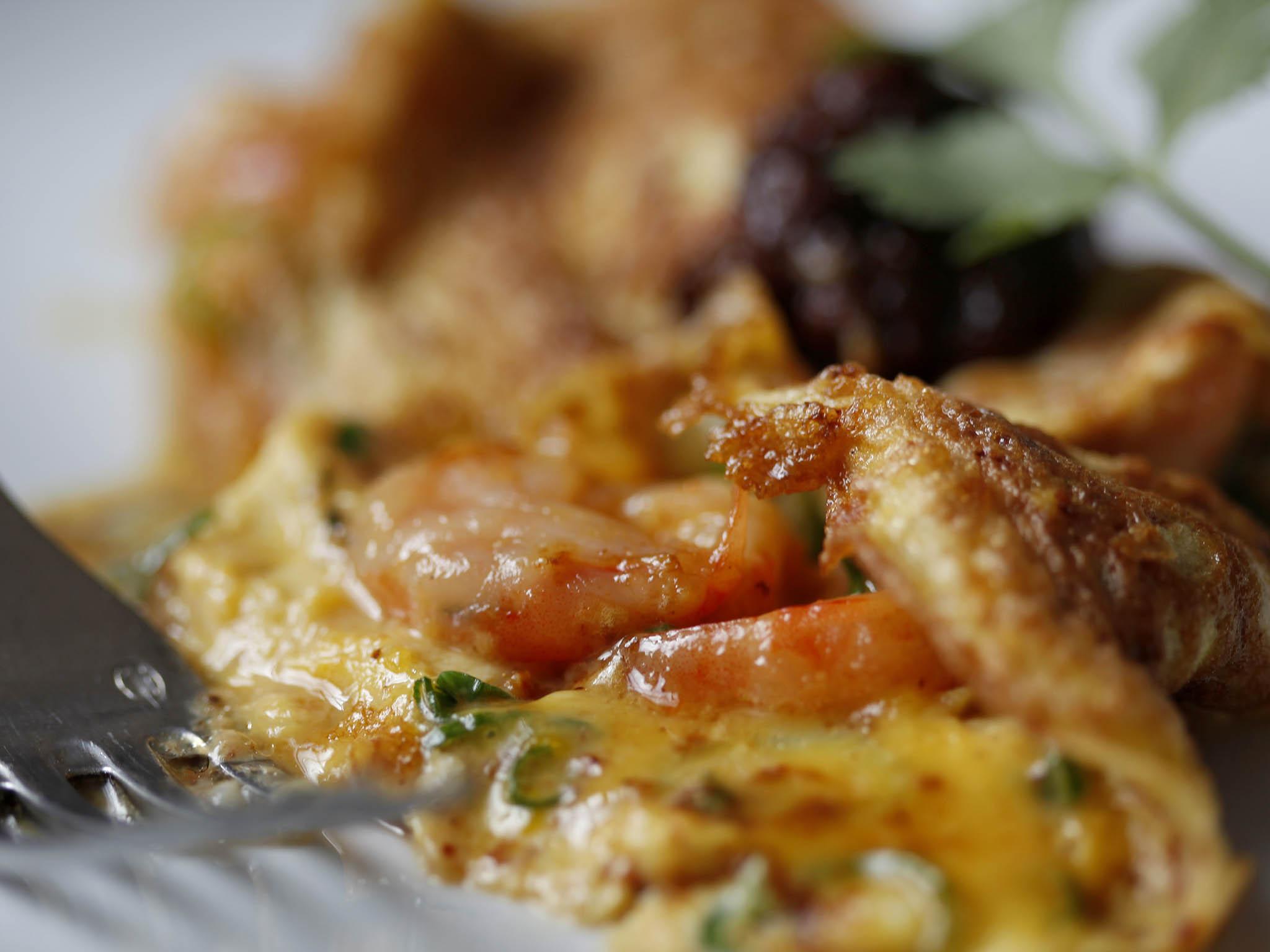 The Modern Pantry is known for its prawn omelette which features on the brunch and evening menus