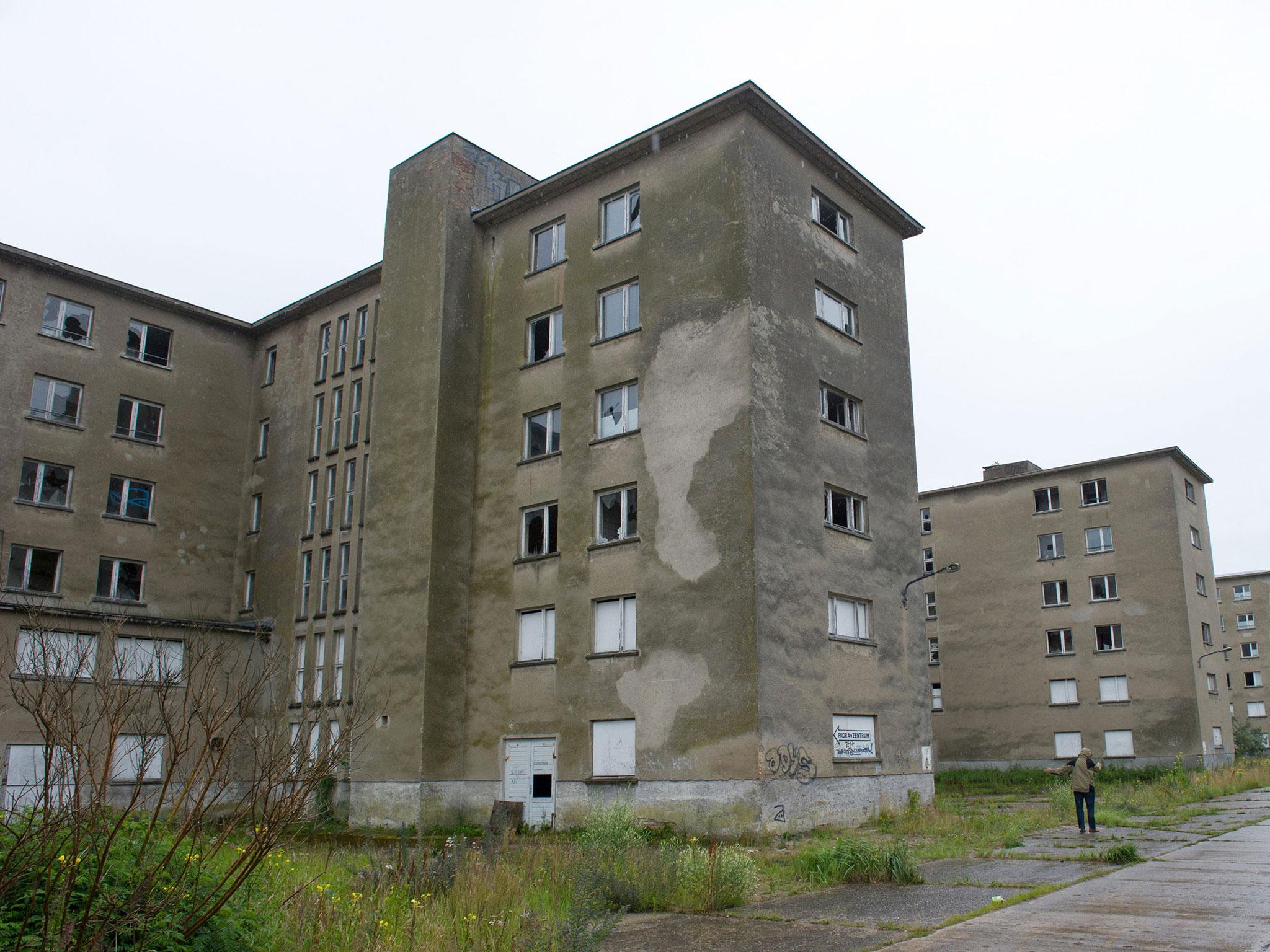 A photo taken on 21 July, 2011 shows the building complex Block IV of the 4.5-kilometre-long so-called 'colossus of Ruegen'- complex in Prora on the Baltic Sea island of Ruegen, north-eastern Germany