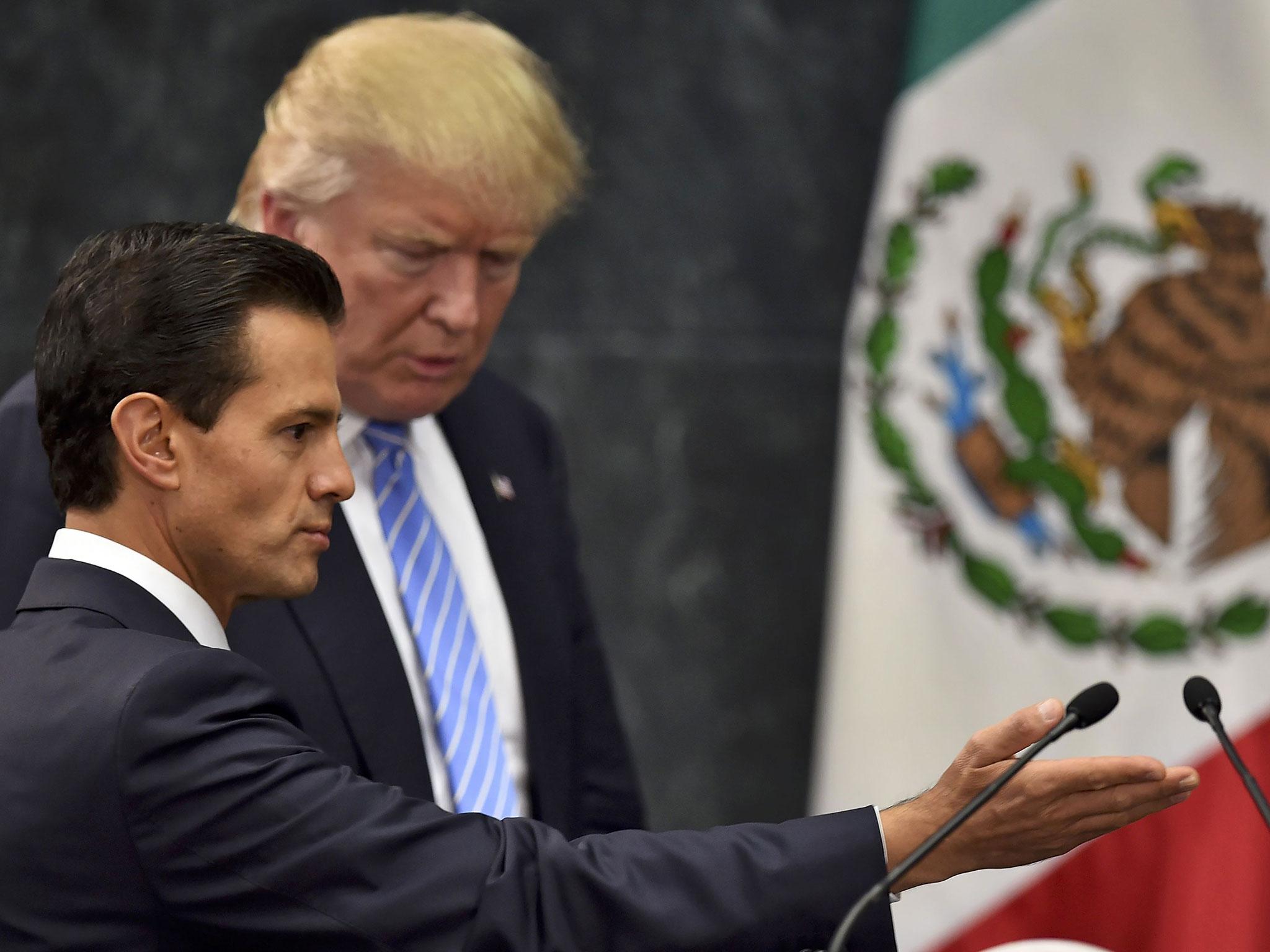 Donald Trump has claimed Mexico will repay the costs of a border wall between the two countries