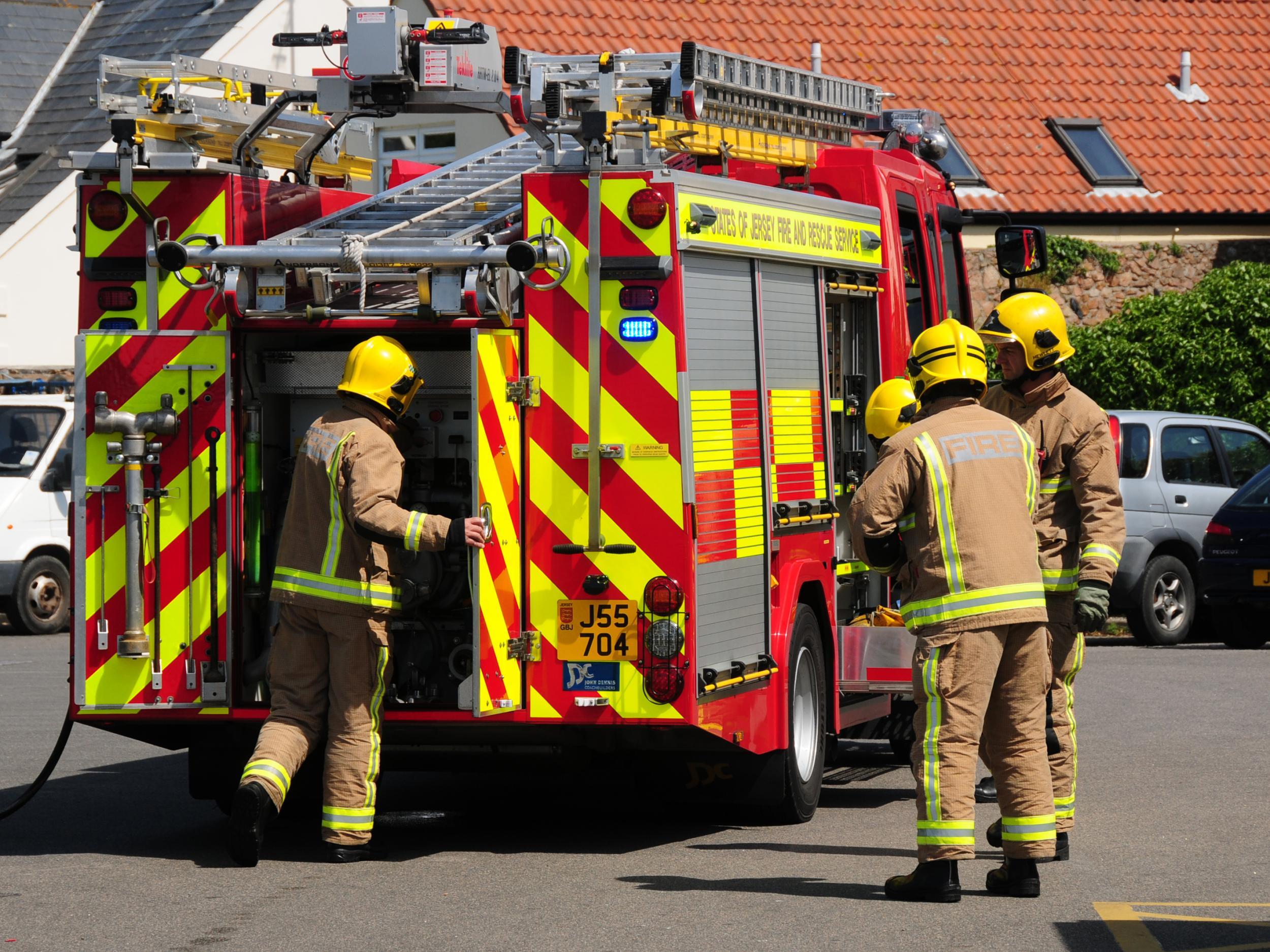 Firefighters tackled the blaze on Sunday morning (stock image)