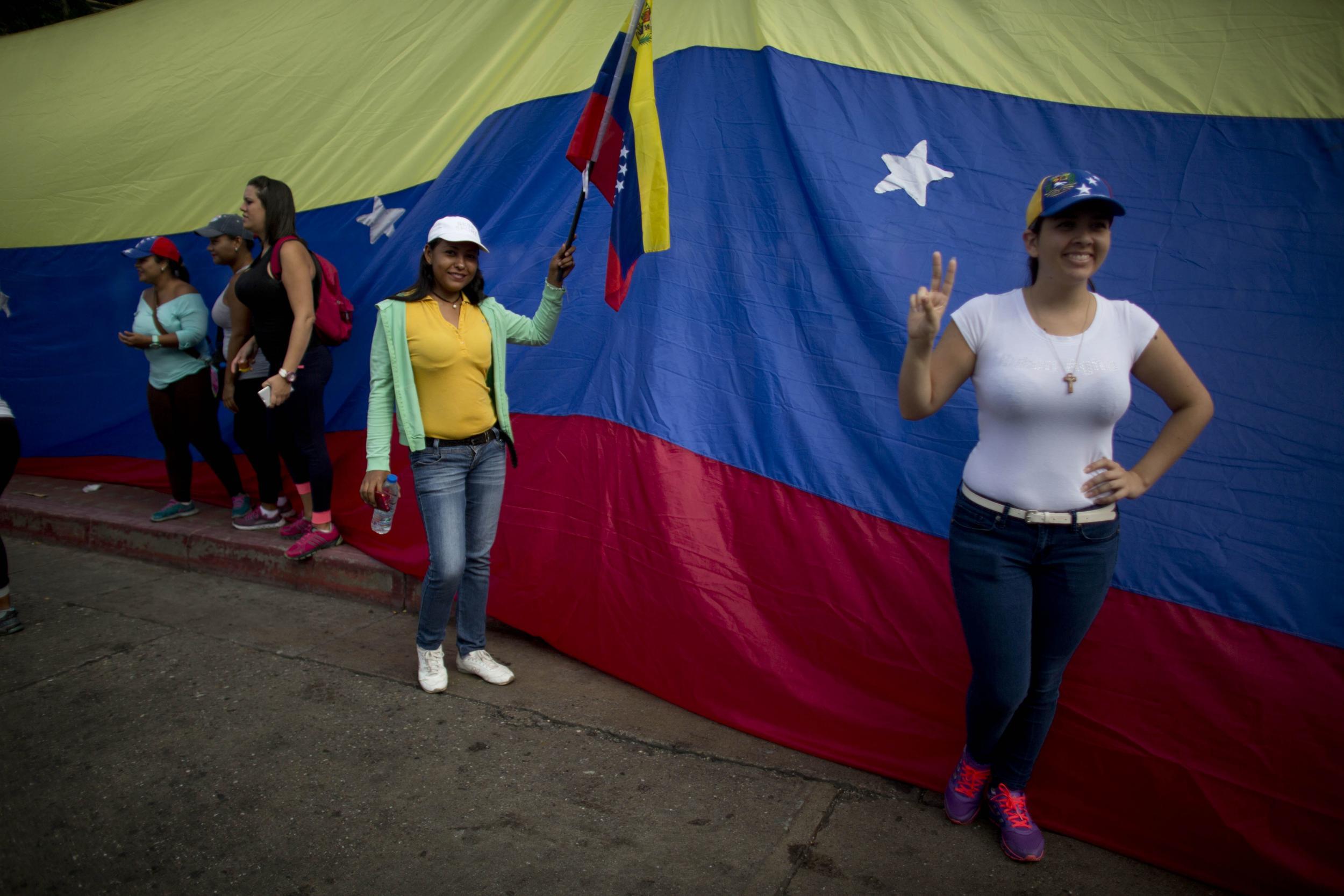 Mr Maduro has accused the protesters of planning a coup