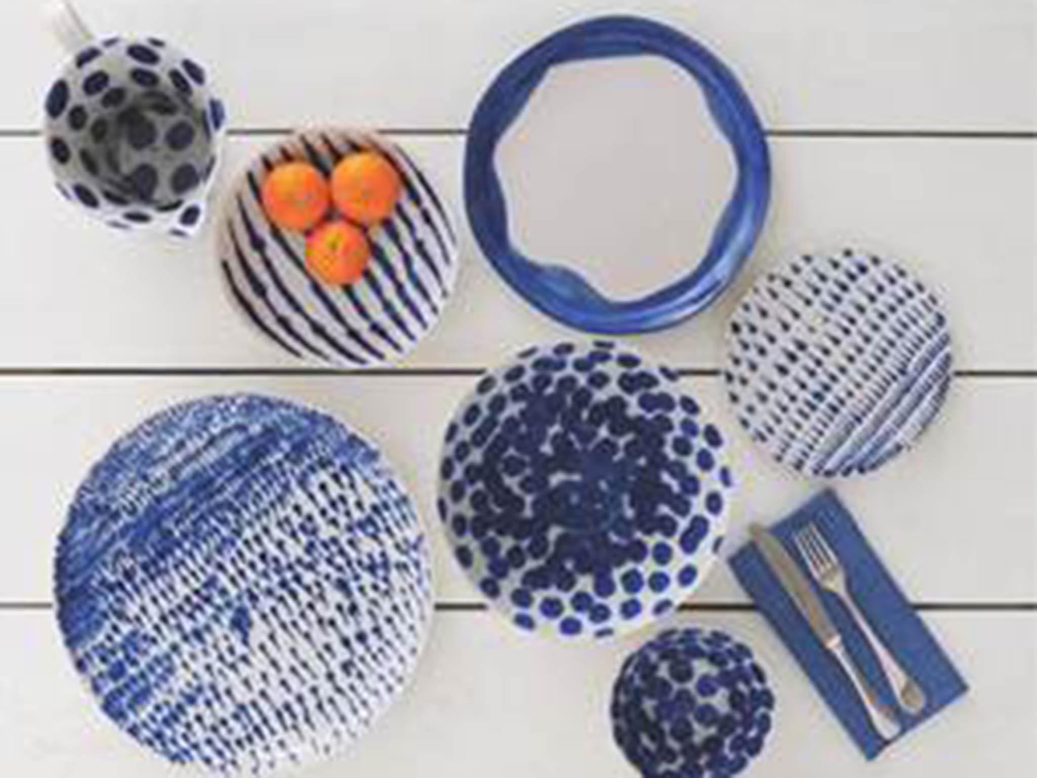 The Blot collection from Habitat starts from £8 for plates and bowls