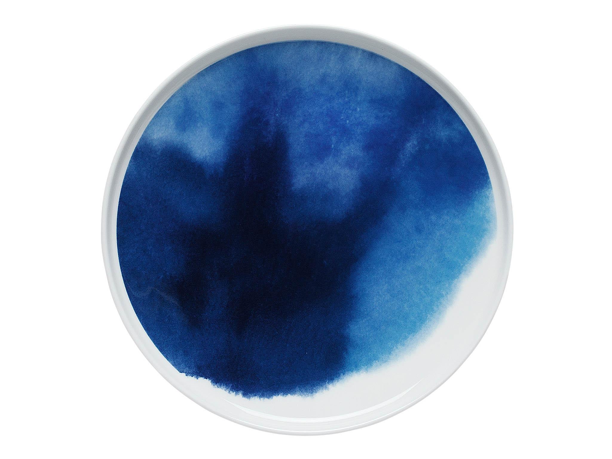 The Oiva plate made from porcelain has been inspired by weather patterns and atumnal hues, £32