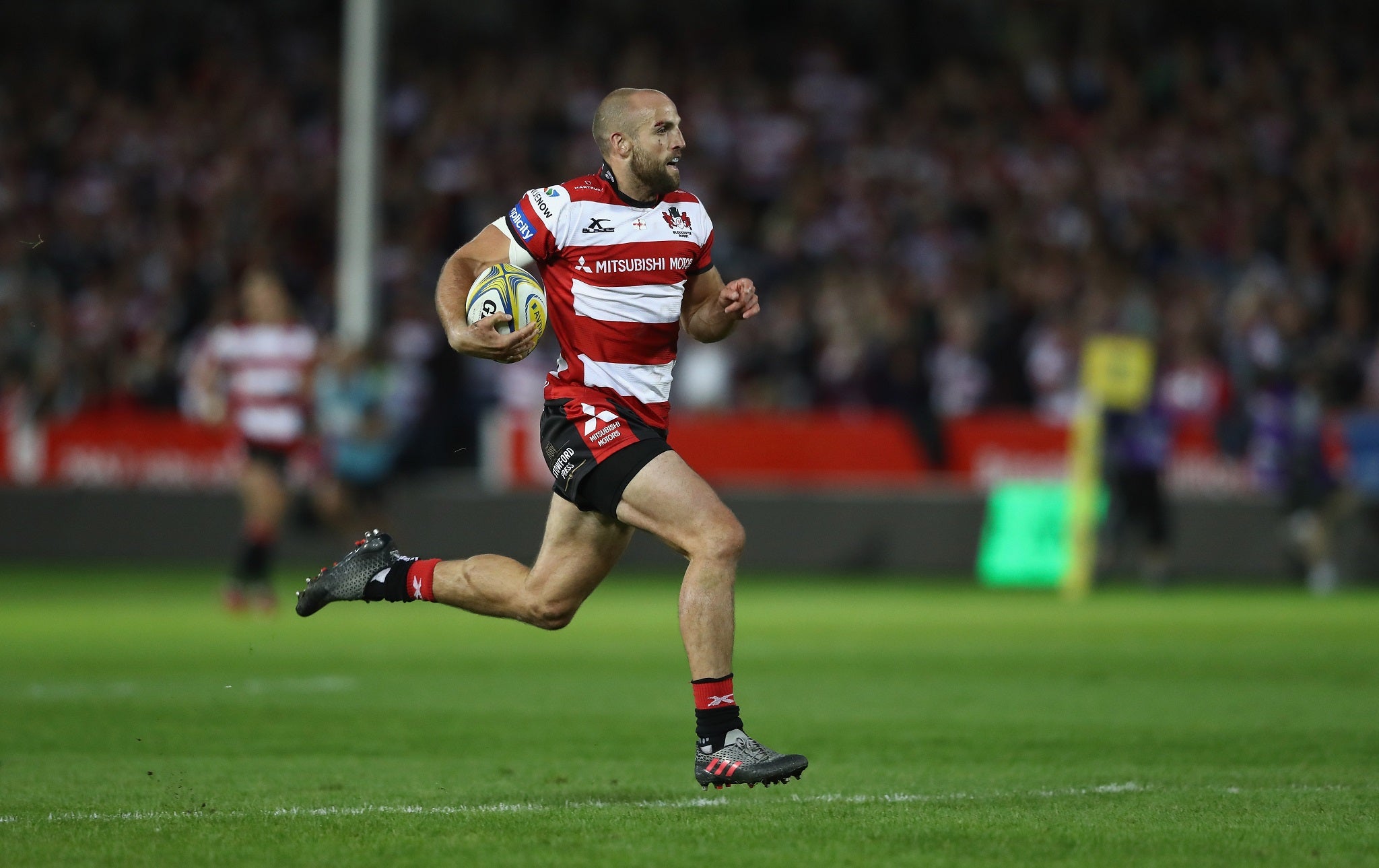 &#13;
Charlie Sharples scored an interception try &#13;