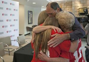 Mr Hansen said he felt blessed by the organ donation