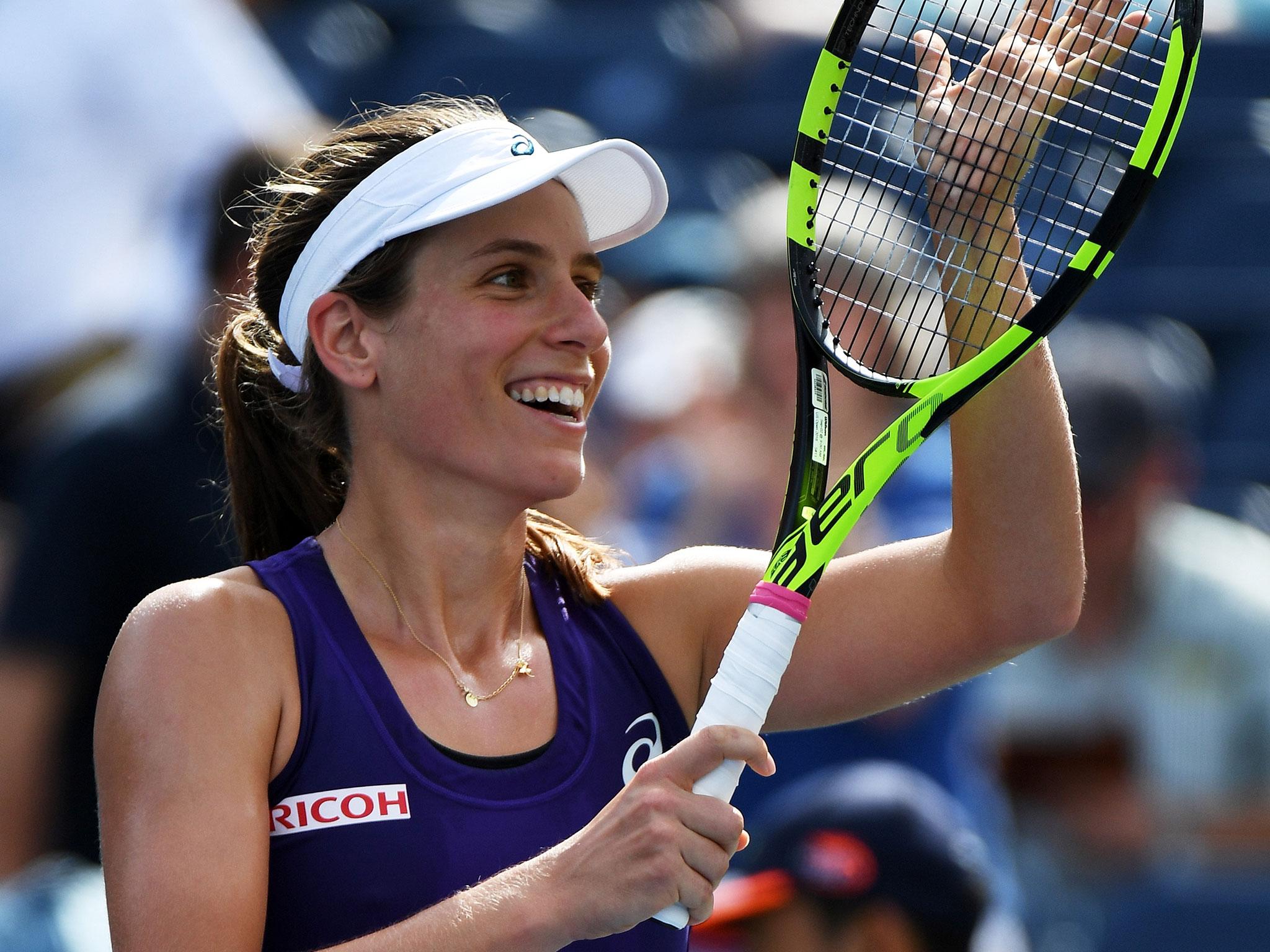 Johanna Konta beat Belinda Bencic to reach the fourth round in New York