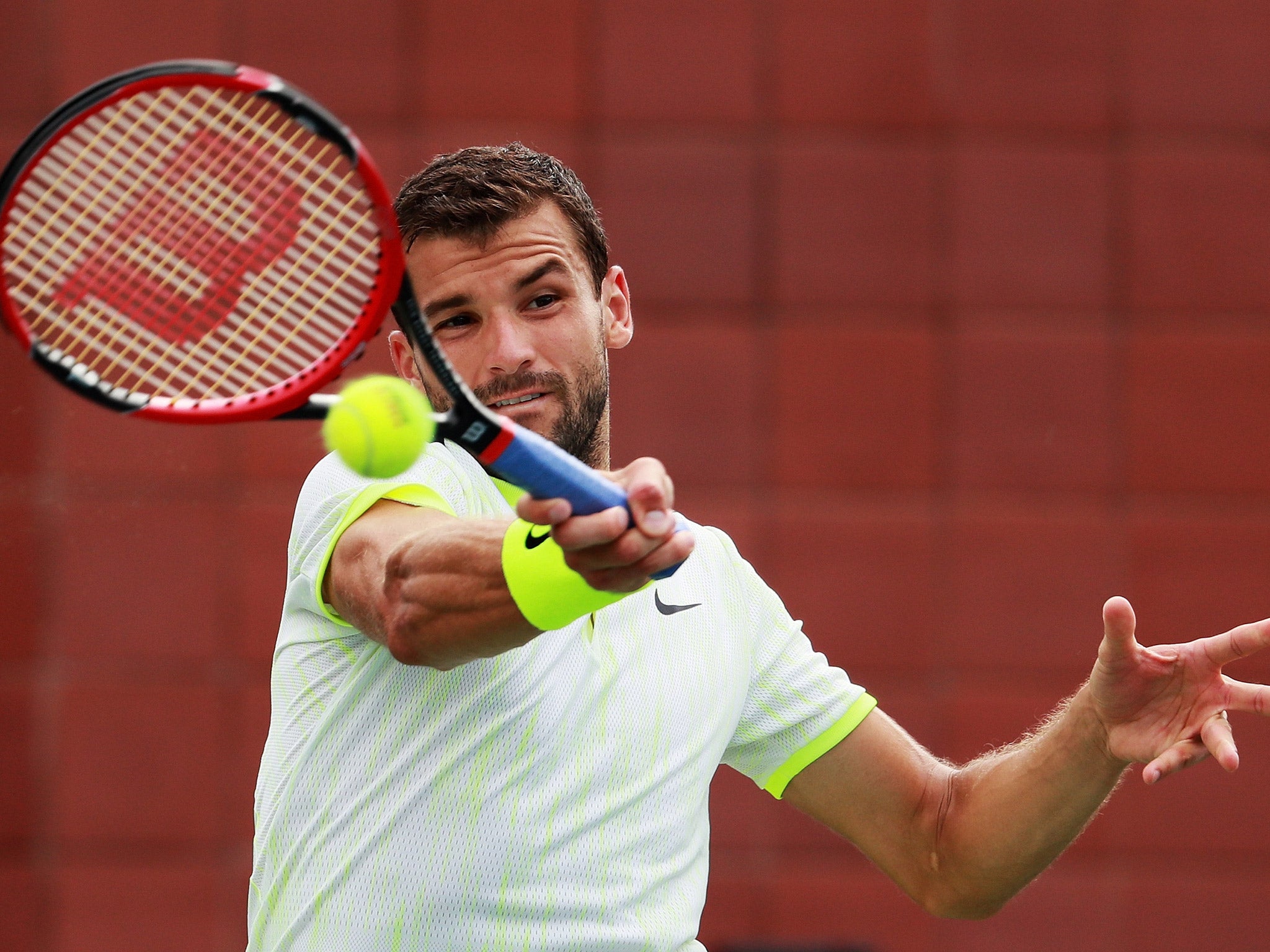 Grigor Dimitrov is enjoying a return to form after reaching the fourth round