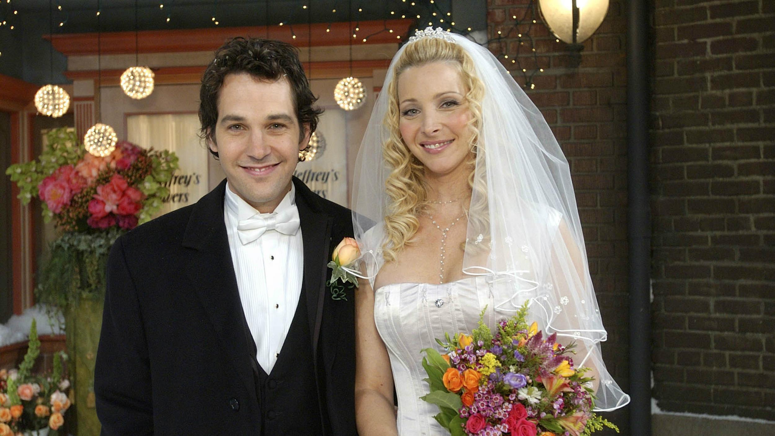 Paul Rudd and Lisa Kudrow on ‘Friends’