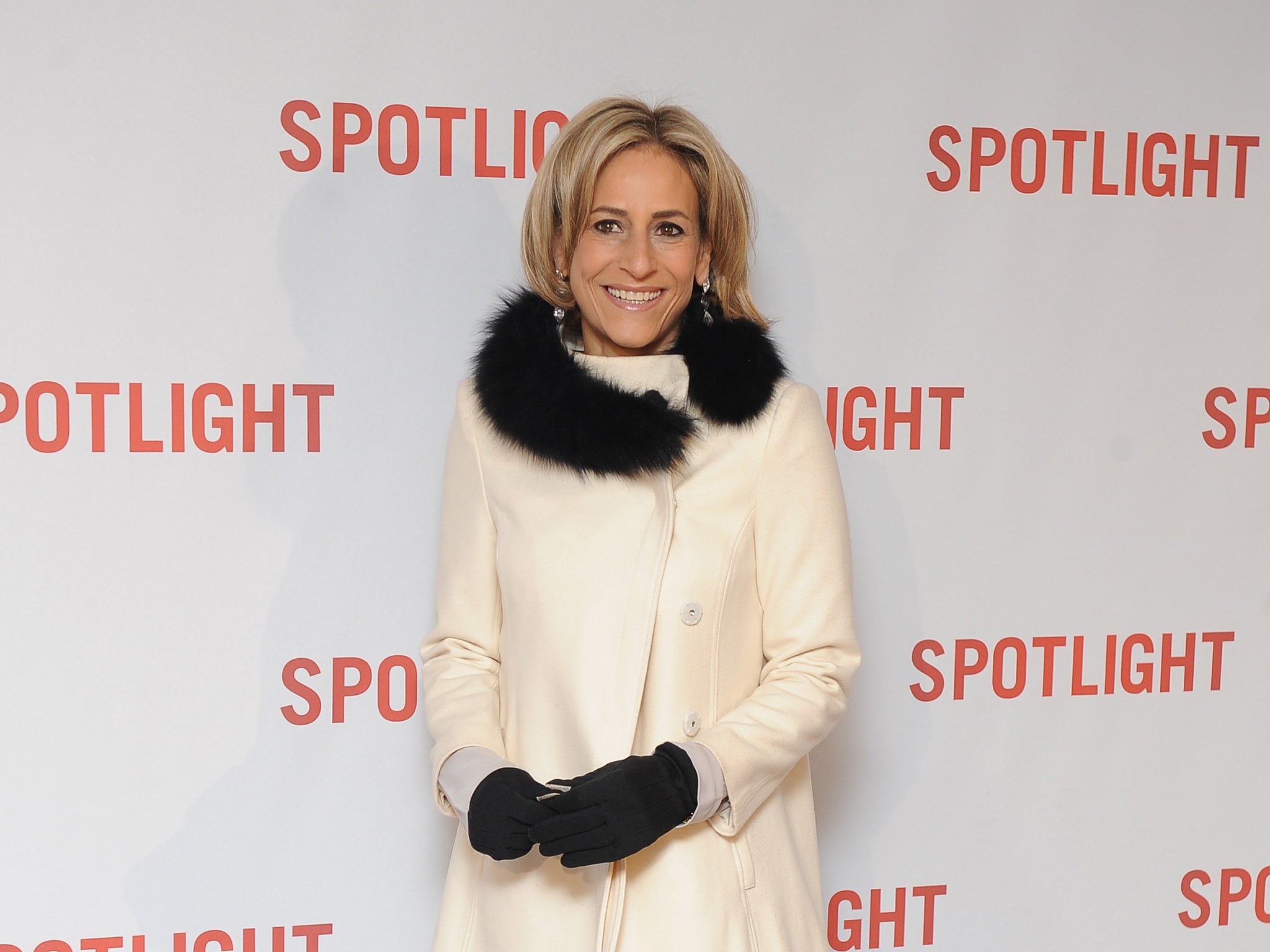 Emily Maitlis arrives for the UK Premiere of Spotlight