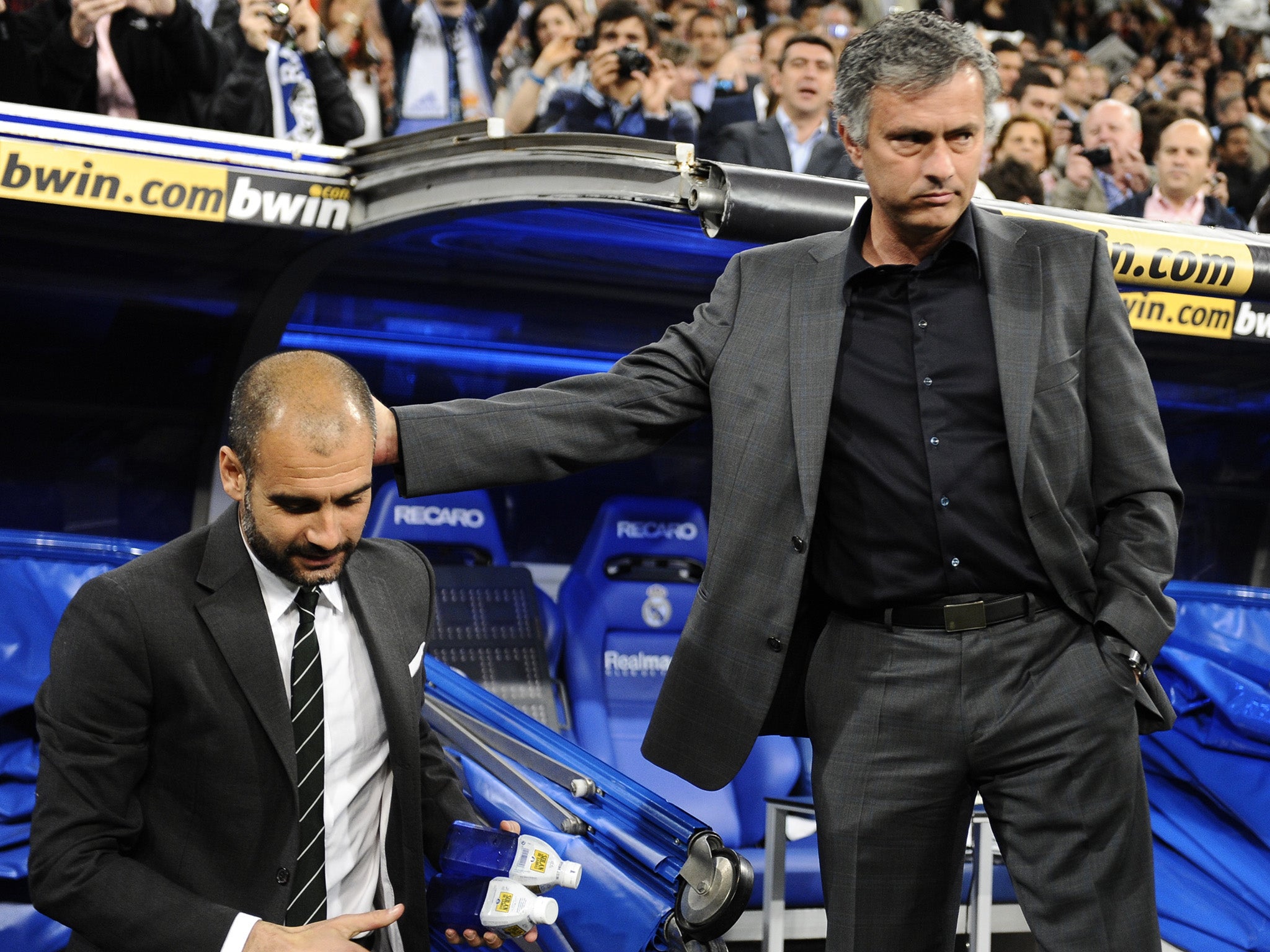 Police have been warned about the implications of Pep Guardiola and Jose Mourinho's rivalry