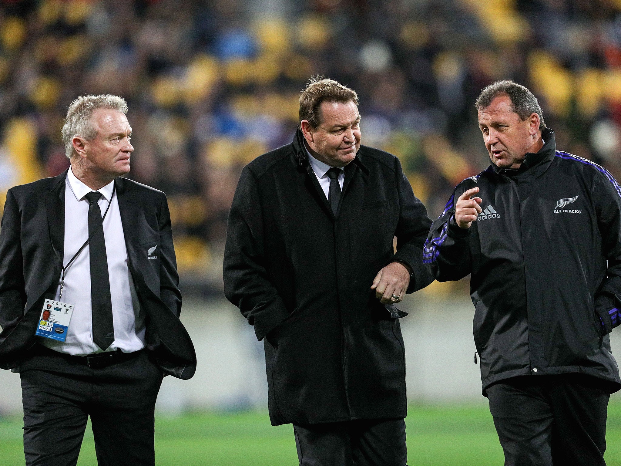 
New Zealand's Grant Fox made the announcement on Tuesday that the Super Rugby sides would field All Blacks players during the tour 