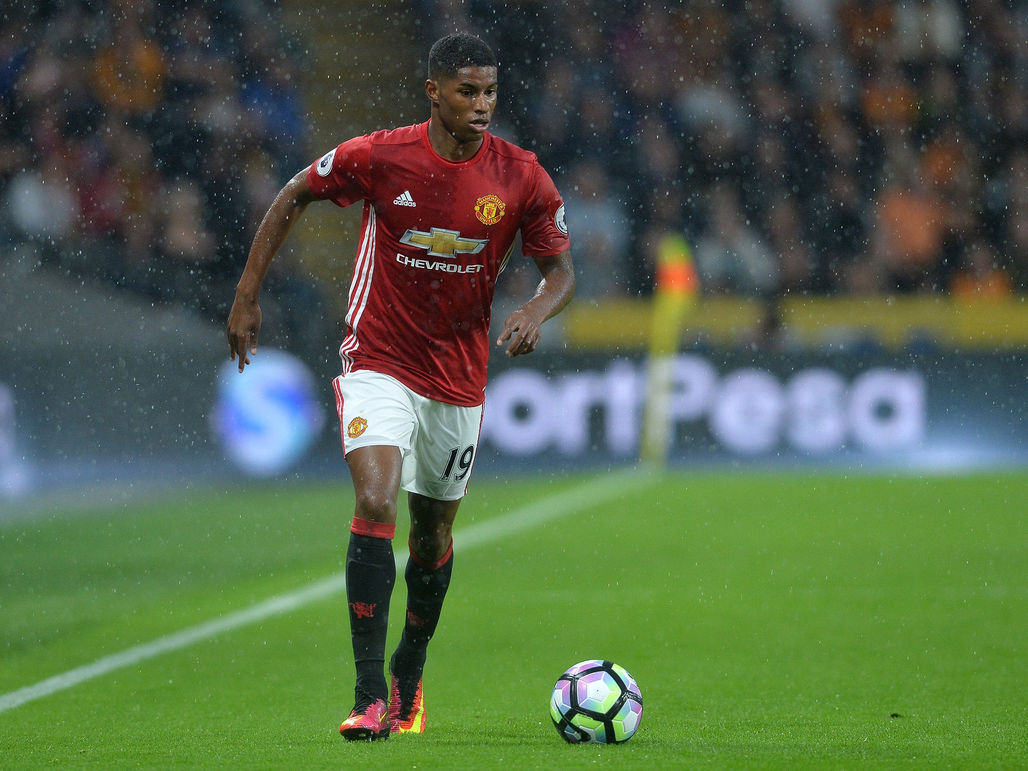 Rashford has played just 19 minutes of football this season