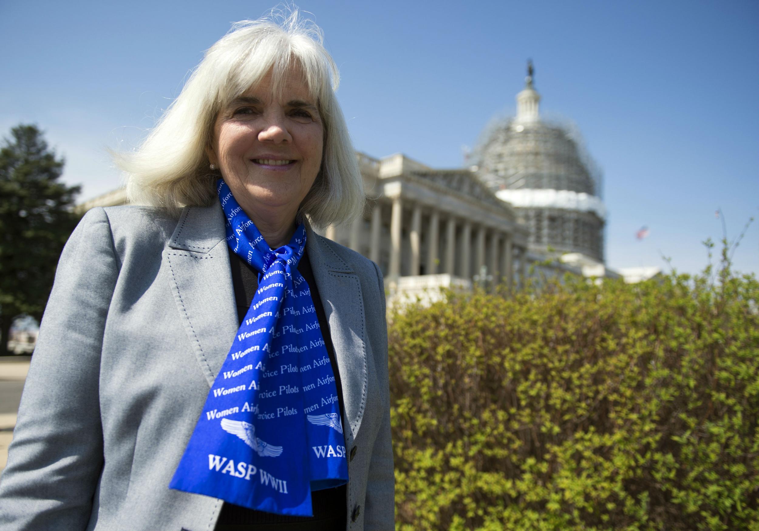 Terry Harmon, the daughter of Elaine Harmon, at an event in Washington DC earlier this year