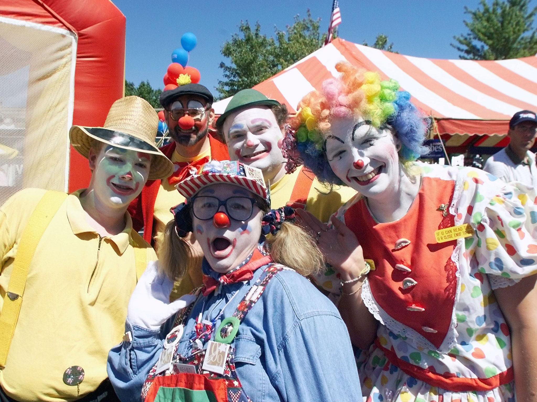 &#13;
Many people find clowns rather frightening (Don Emmert/Getty)&#13;