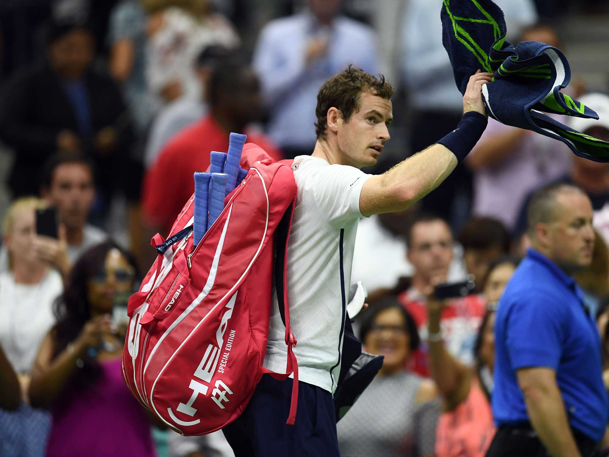 Andy Murray suffered shock heartbreak in New York