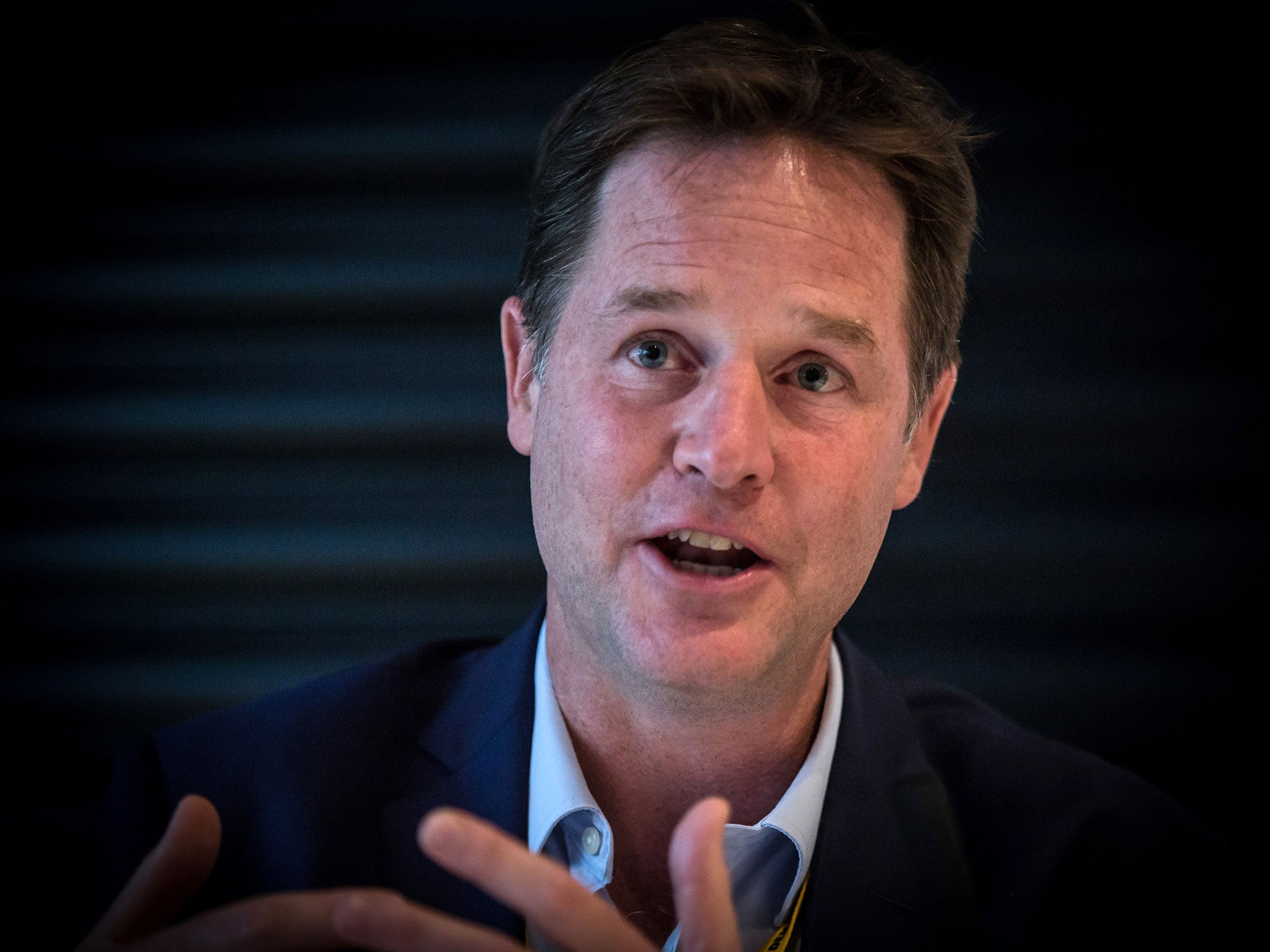 Nick Clegg said the 'revolving door of imprisonment and crime also damages communities and leaves a string of victims in its wake'