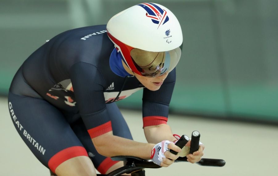 Megan Giglia clinched Team GB's first gold at the Games