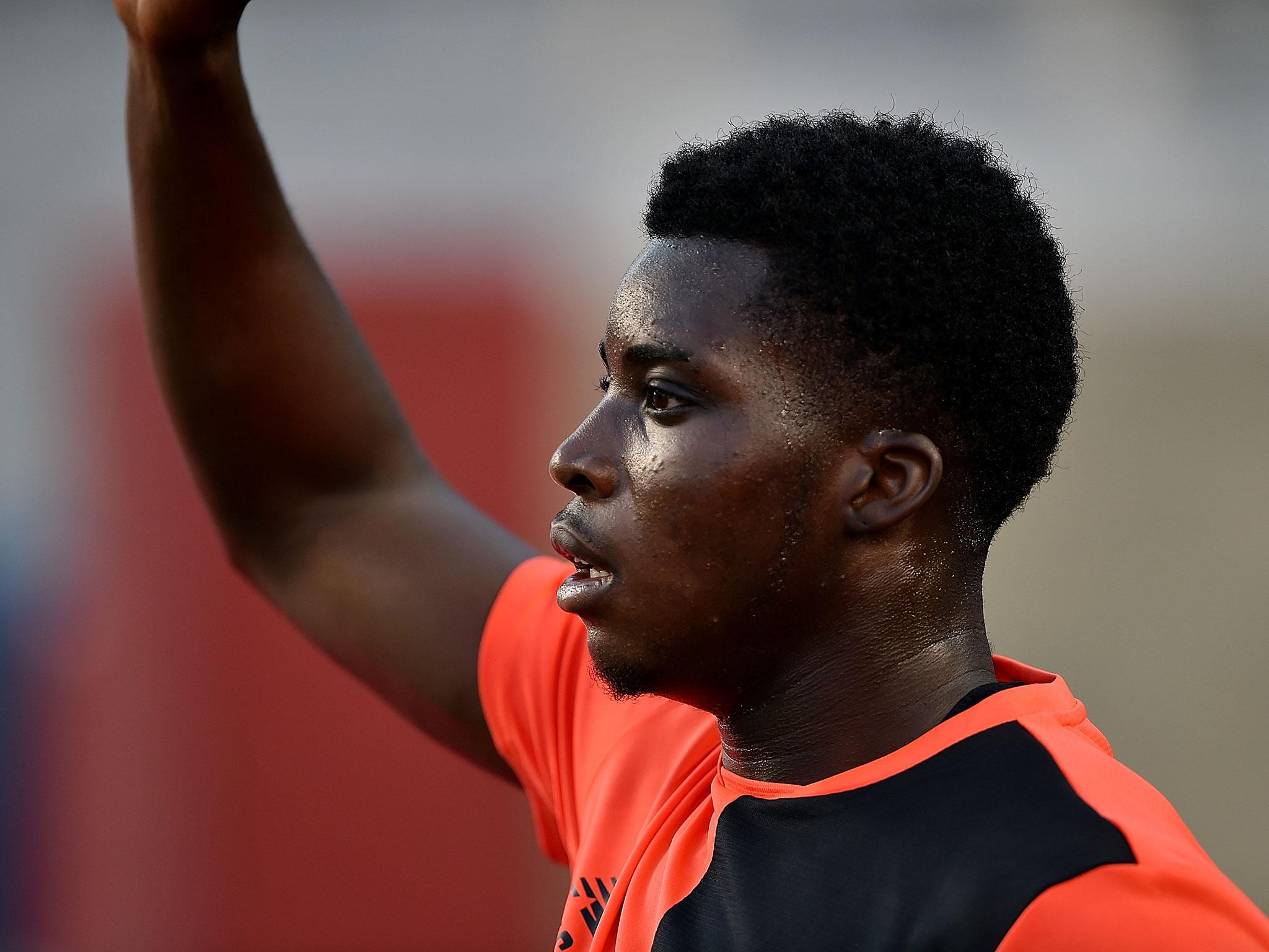 Ojo is still in training after fracturing his back during Liverpool’s preseason tour.
