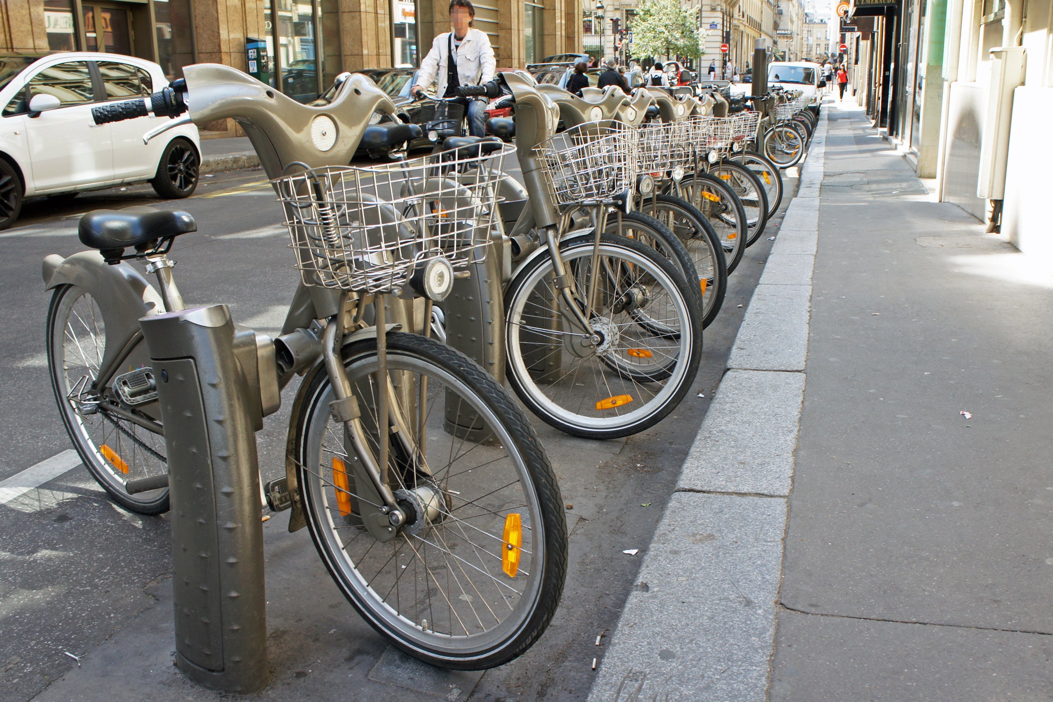 The Vélib' cycle scheme is the cheapest way to get around Paris