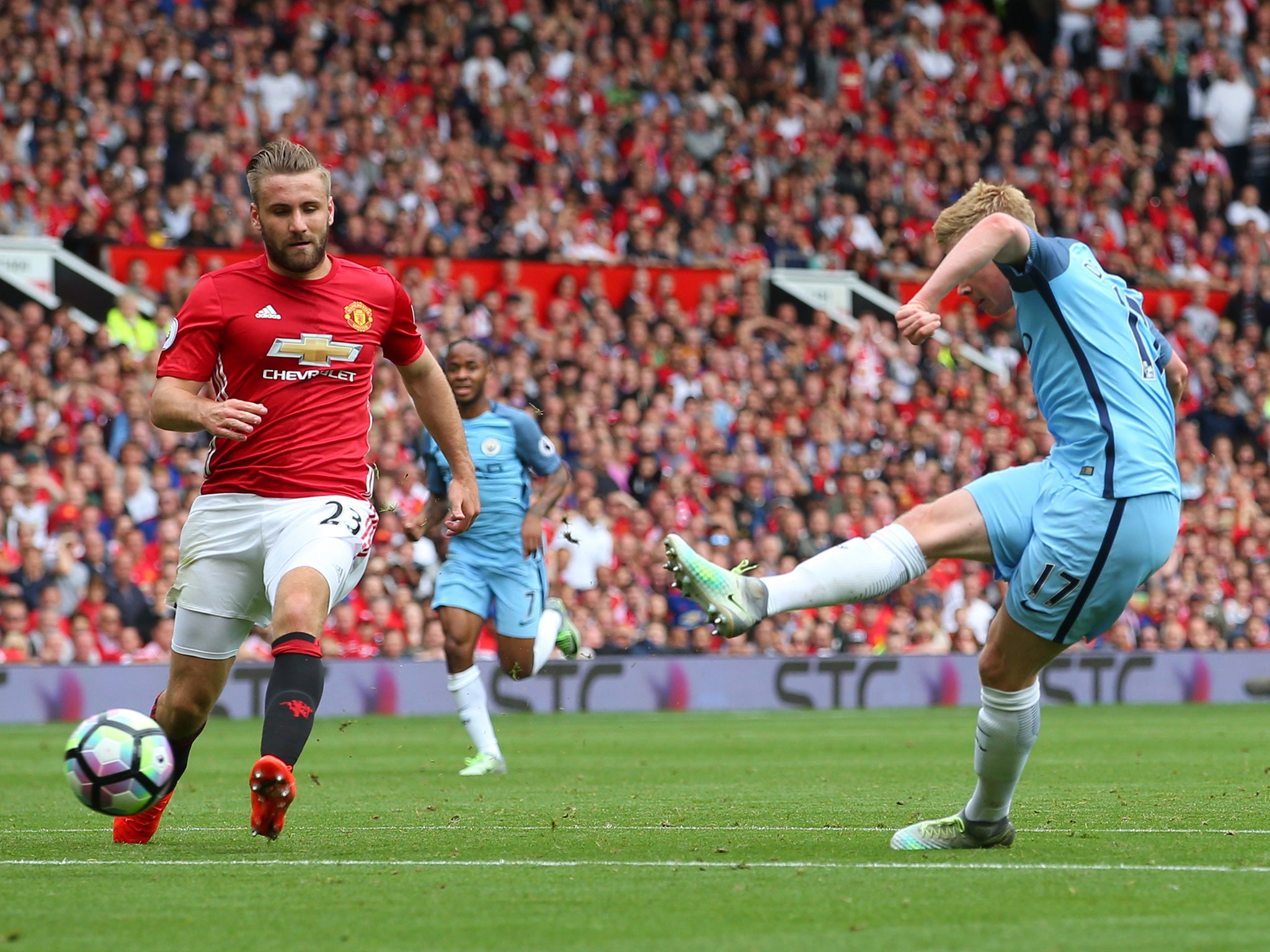 De Bruyne strikes to open the scoring and put the visitors ahead