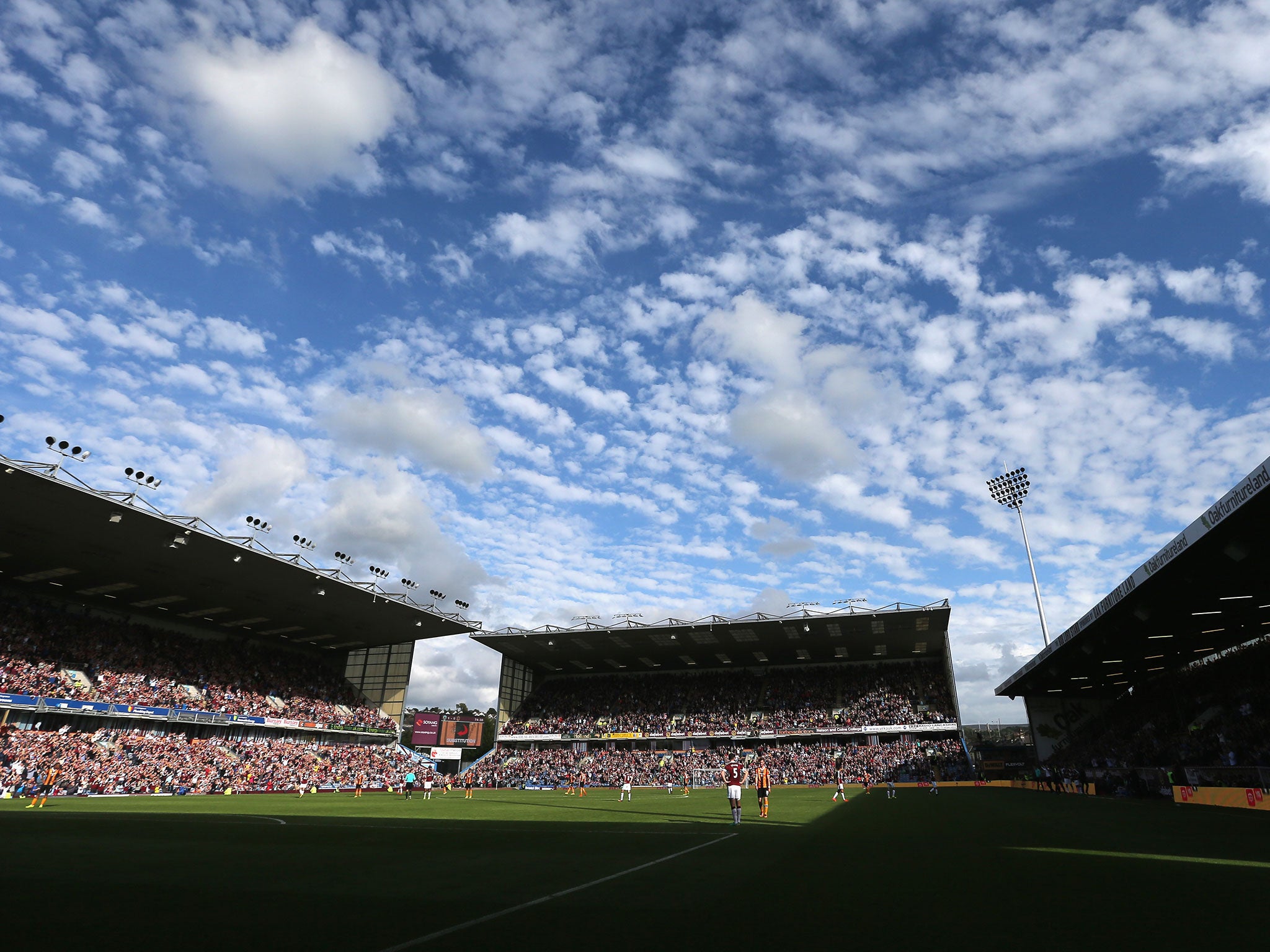 &#13;
Turf Moor - the home of the Clarets &#13;