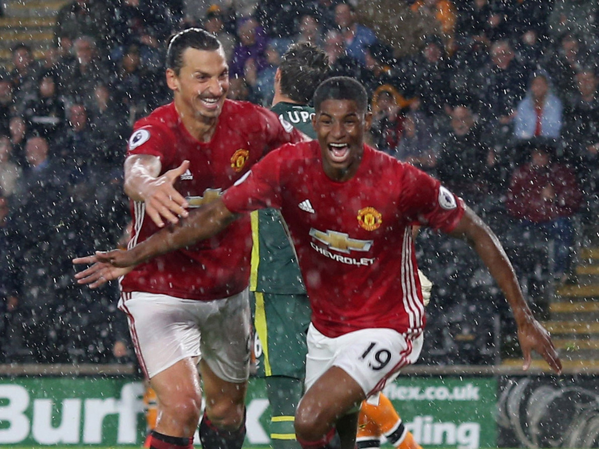 Marcus Rashford scored a last-minute winner against Hull