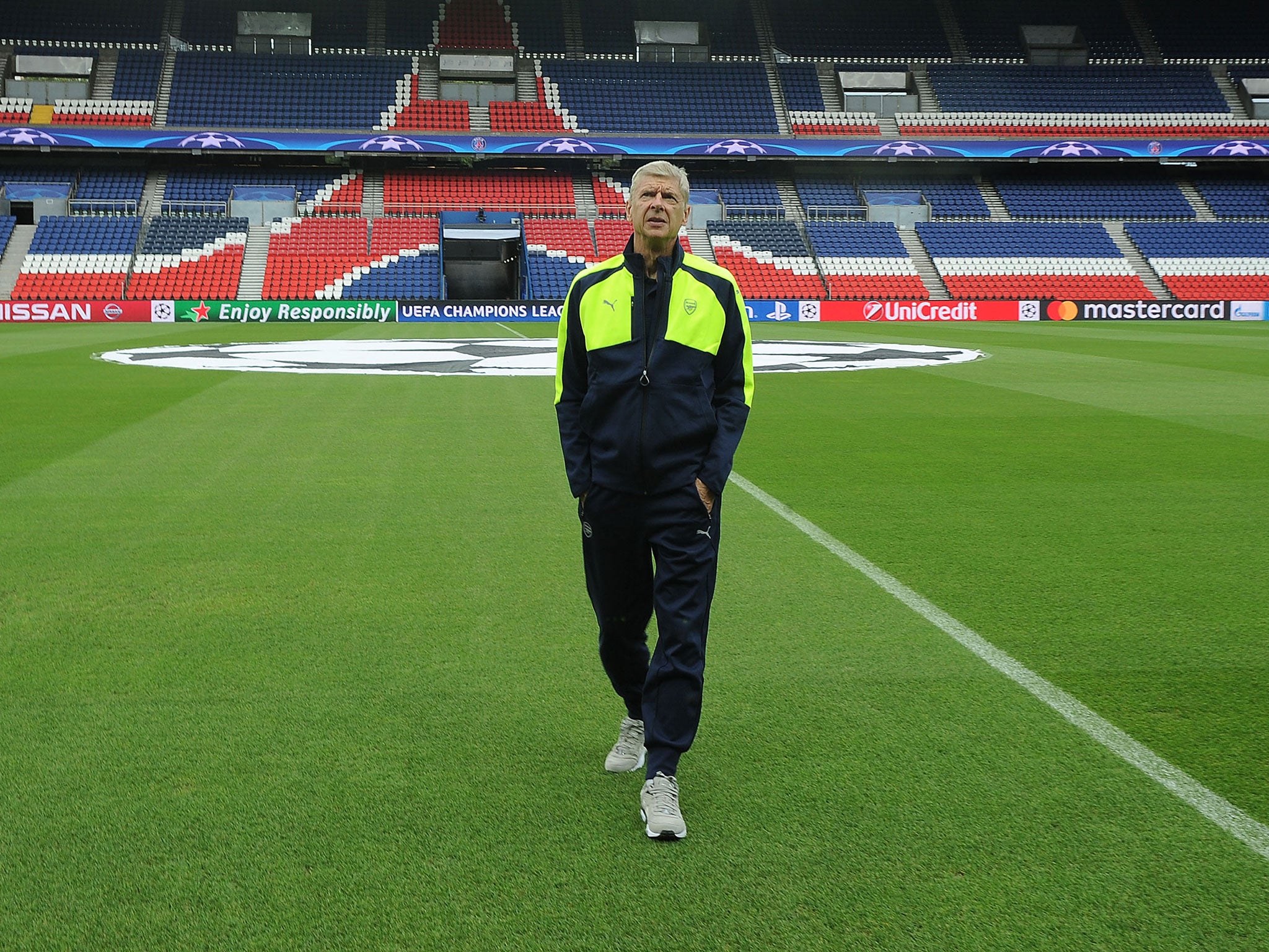 &#13;
Arsene Wenger in Paris &#13;