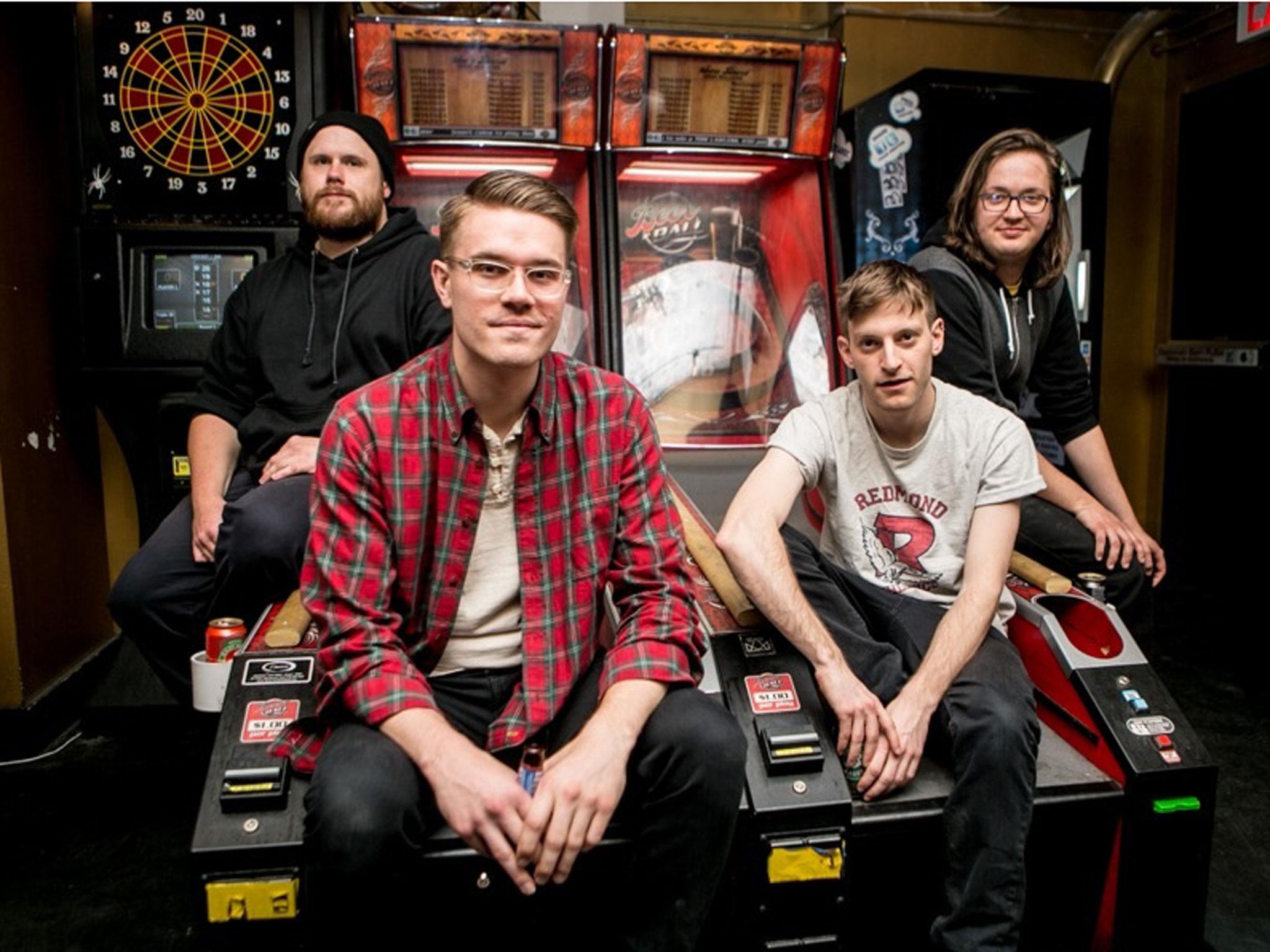 Big dogs: (from L-R) Zack Mykula, Steve Sladkowski, Stefan Babcock and Nestor Chumak