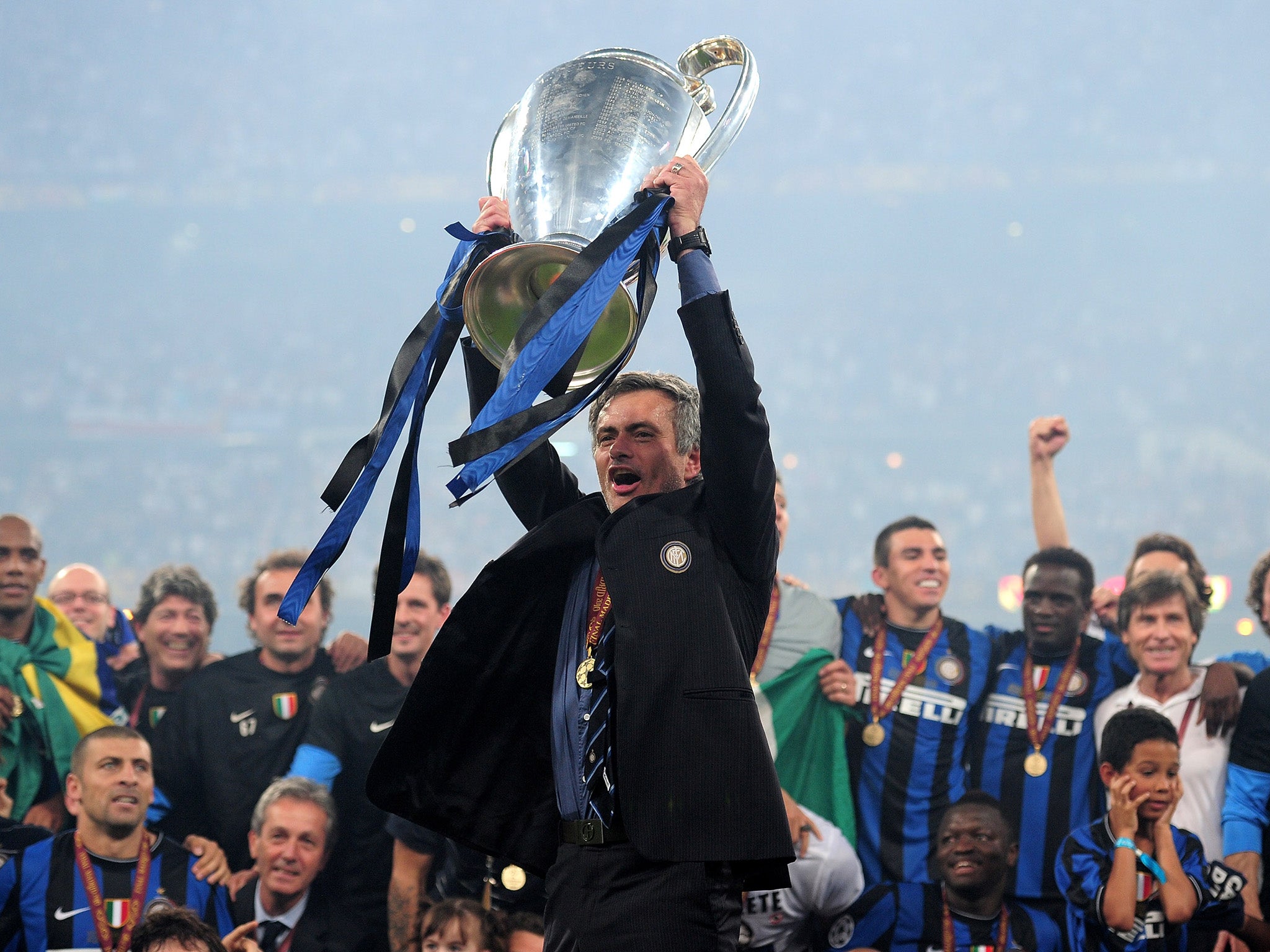 Jose Mourinho won the Champions League with Inter Milan and Porto