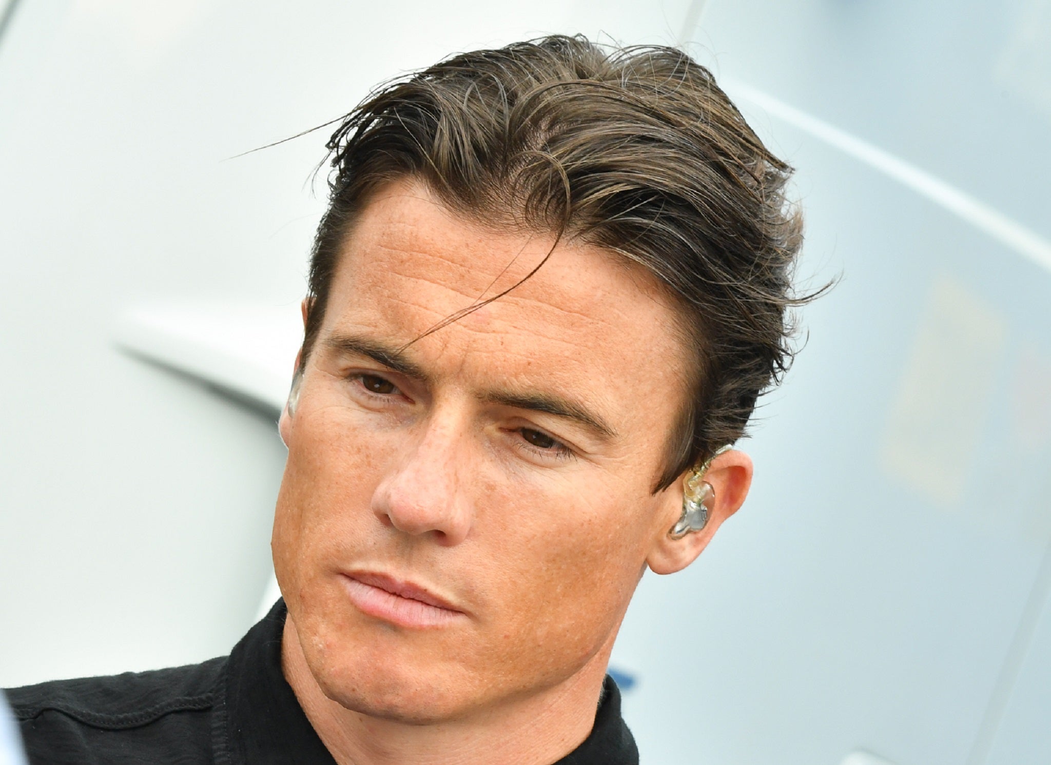 Former MotoGP rider James Toseland completes the leading trio