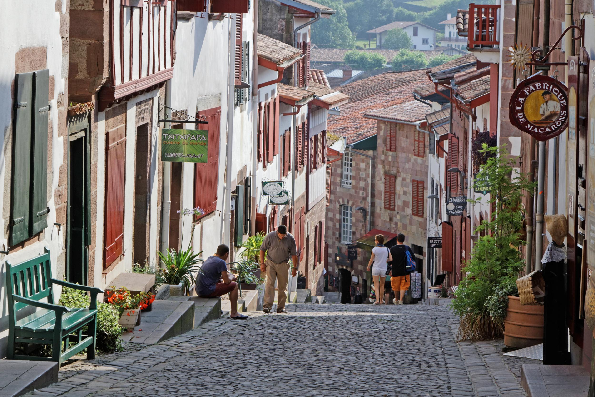 The town of St-Jean-Pied-de-Port